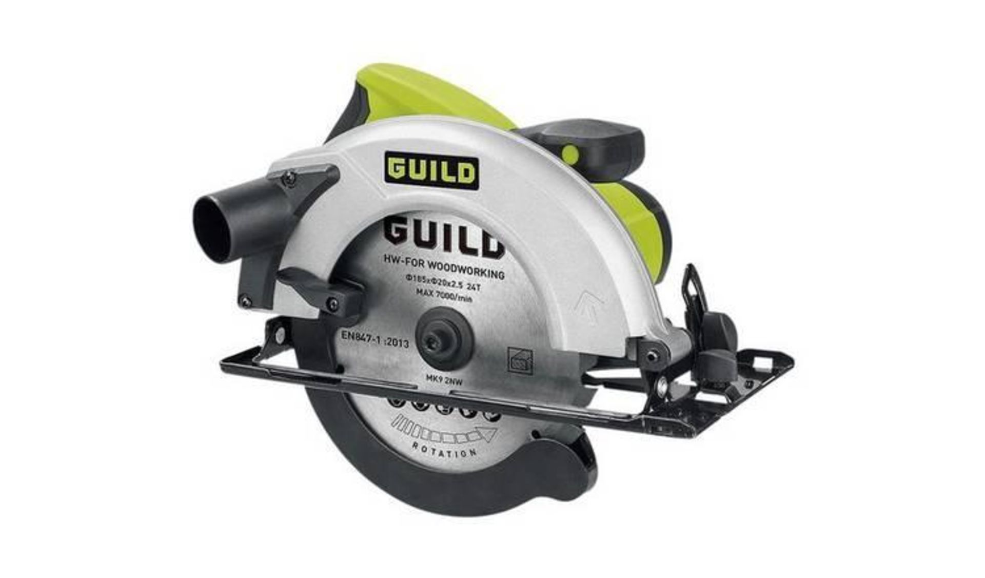 Guild 185mm Circular Saw - 1400W PSC185G 482/1041 £50.00 RRP