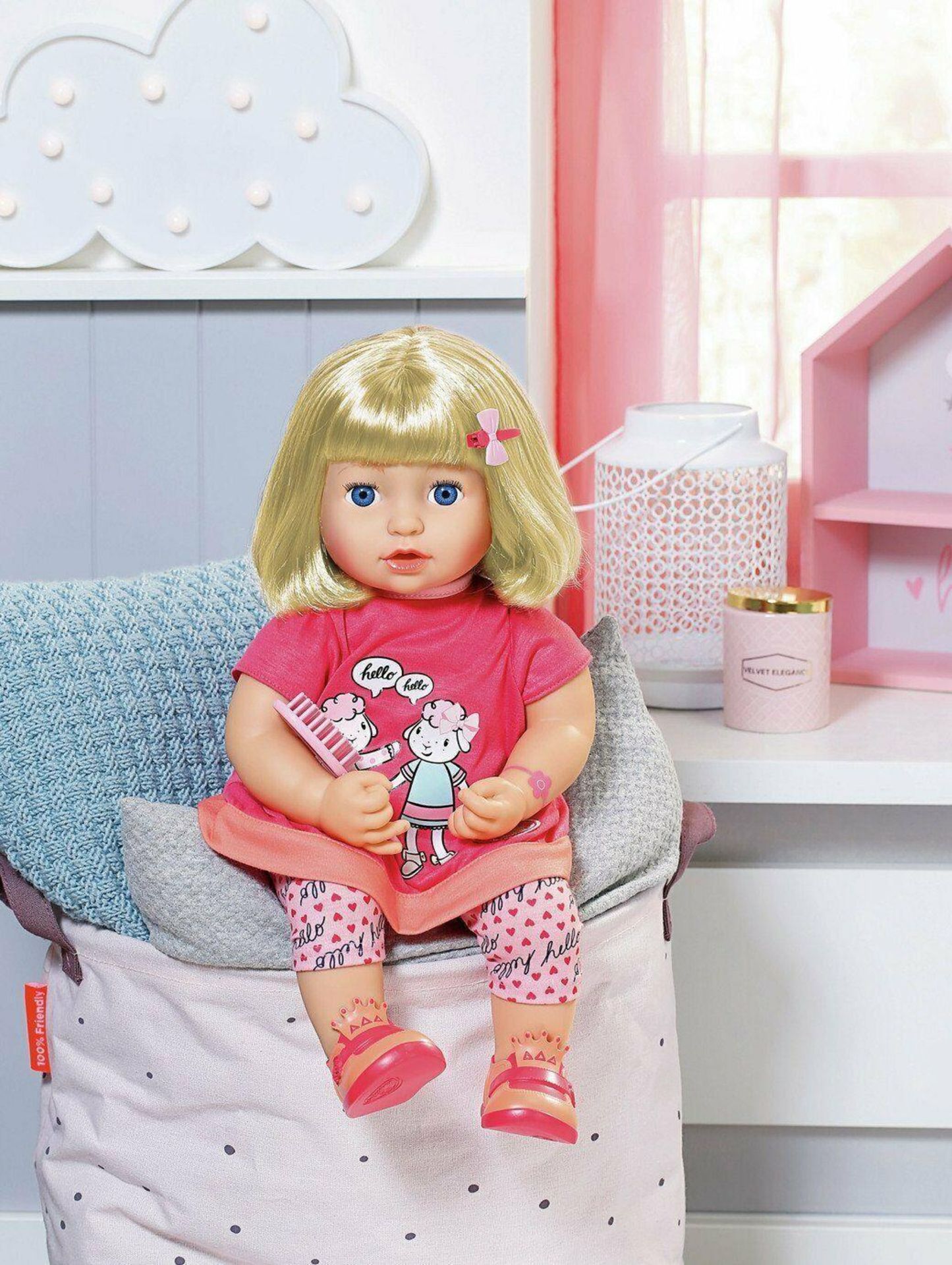 Zapf Creation Baby Annabell Talk Back Julia Doll £30.00 RRP
