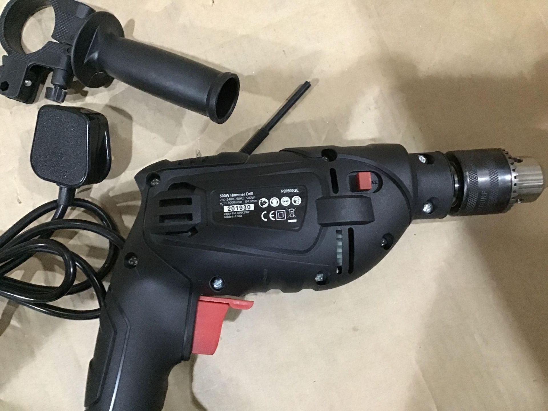 Challenge Li-Ion Cordless Drill Driver|Simple Value By Argos Corded Hammer Drill - 500W 710/6062 - Image 3 of 7