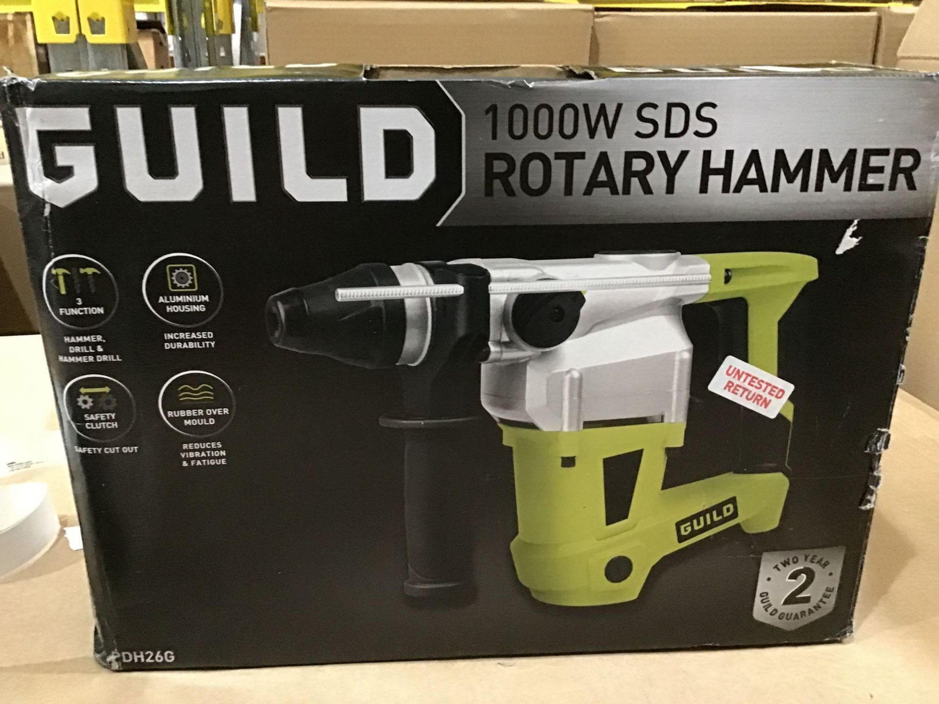 Guild 1000W SDS Rotary Hammer £50.00 RRP - Image 4 of 5