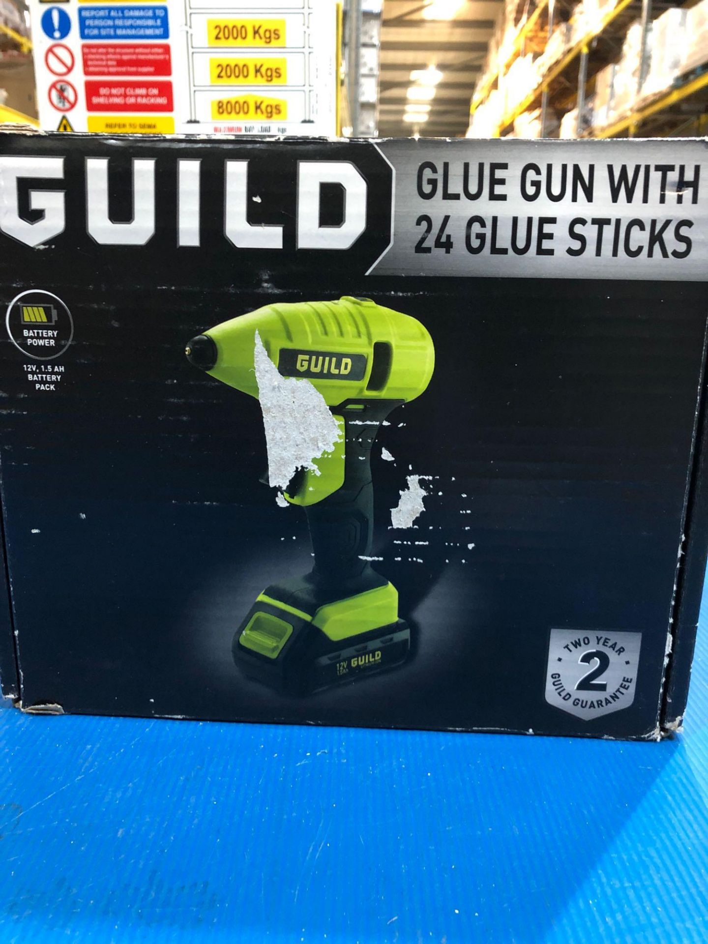 Guild Cordless Glue Gun with 24 Glue Sticks 884/1106 £25.00 RRP - Image 3 of 6
