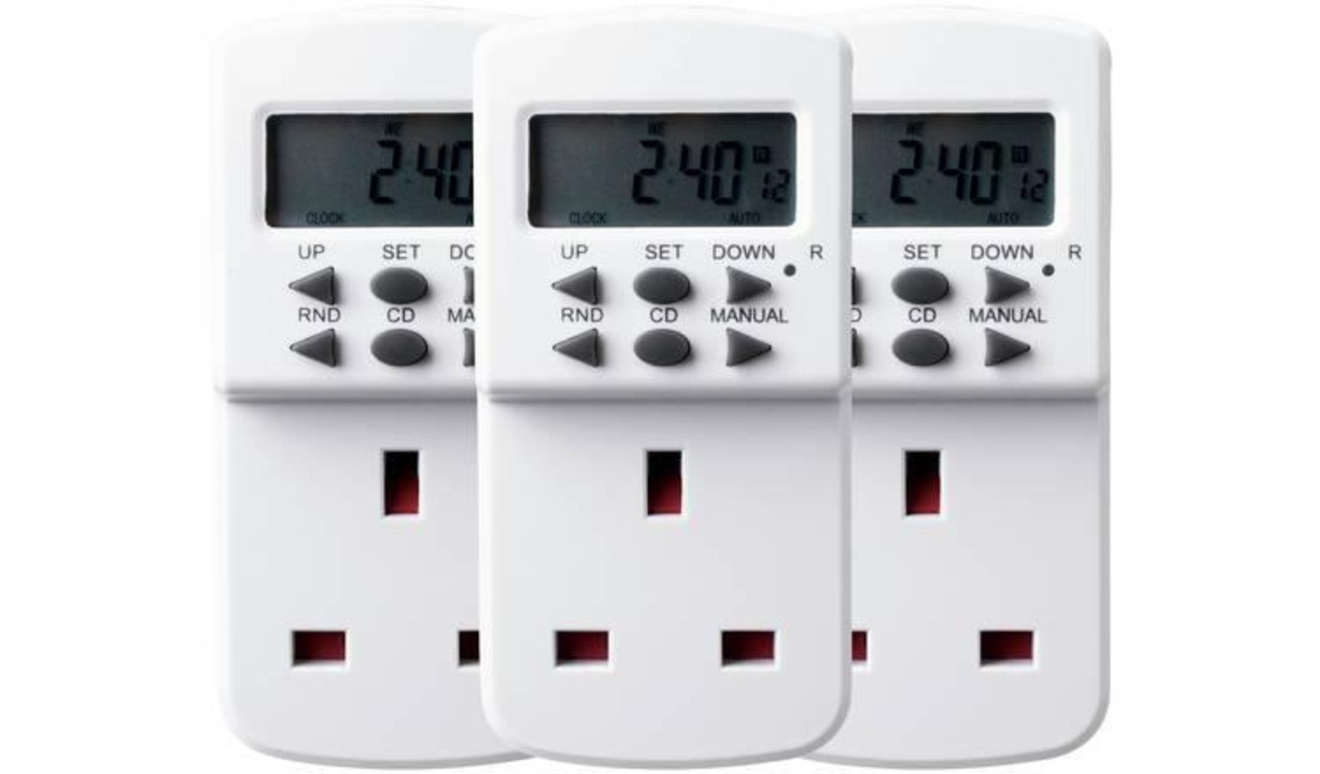 Triple Pack 7-Day Electronic Timers 982/2911 £14.99 RRP