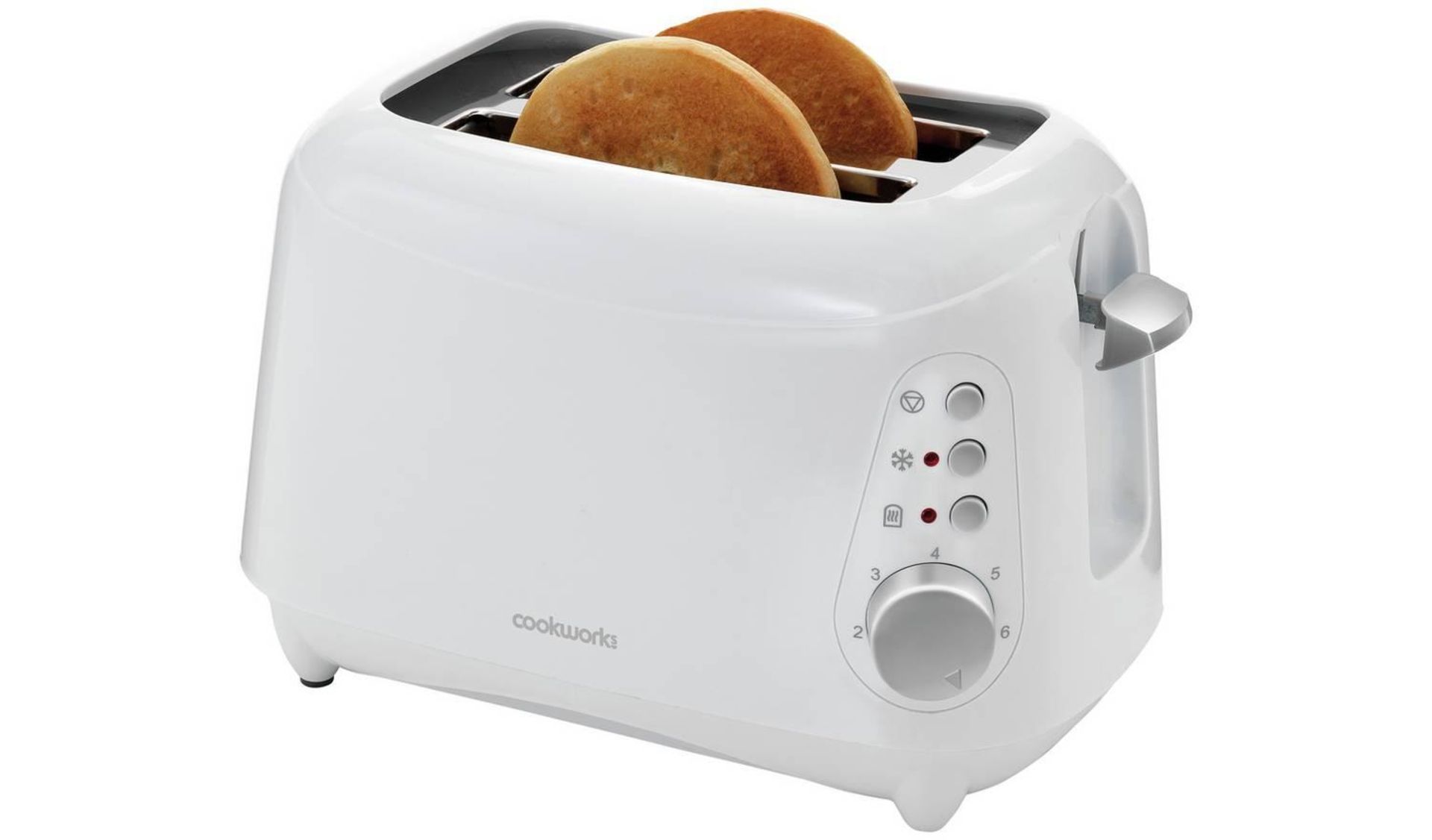 Cookworks 2 Slice Toaster, £6.99 RRP