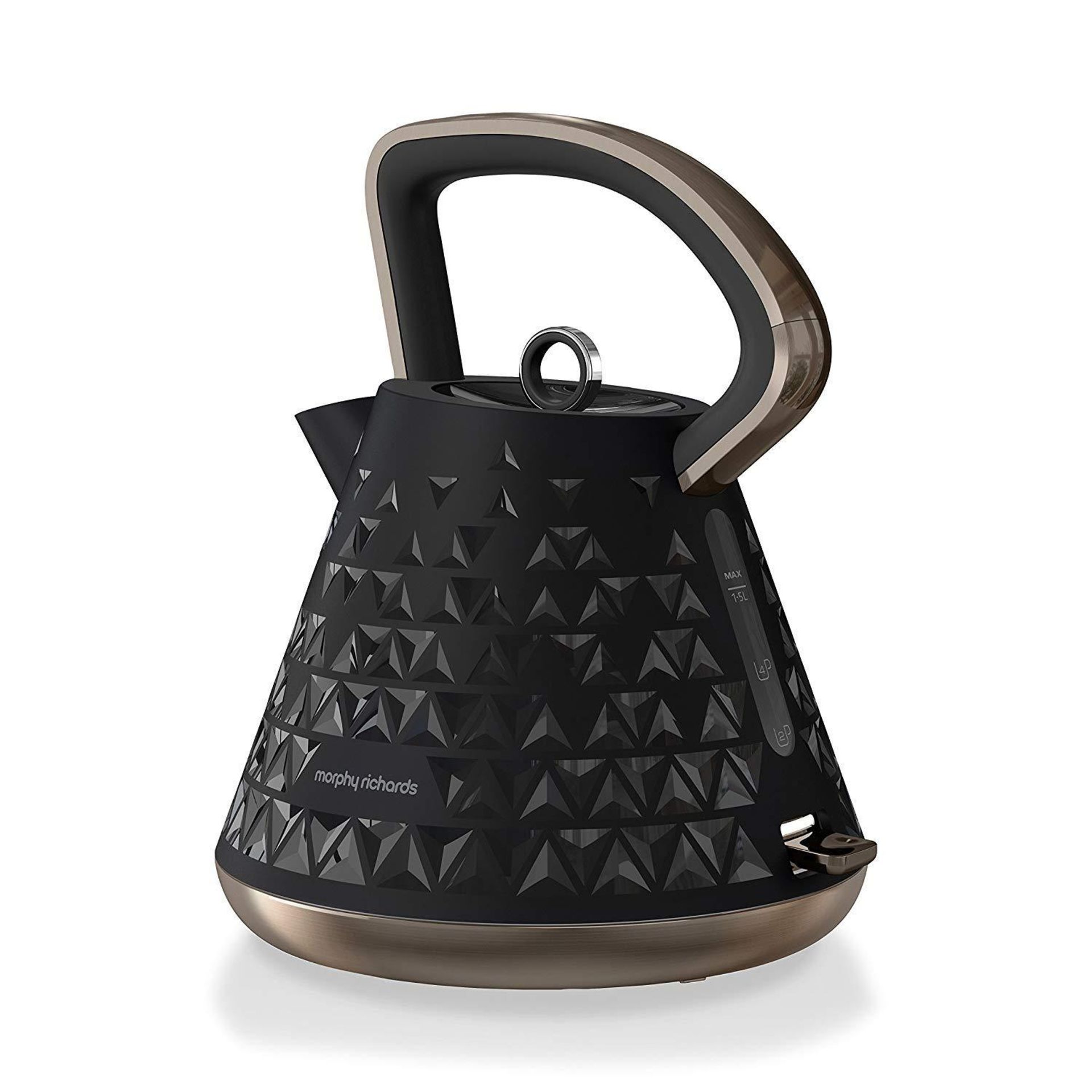 Morphy Richards Prism Kettle, 1.5 Litre, 3000 W - Black, £29.99 RRP