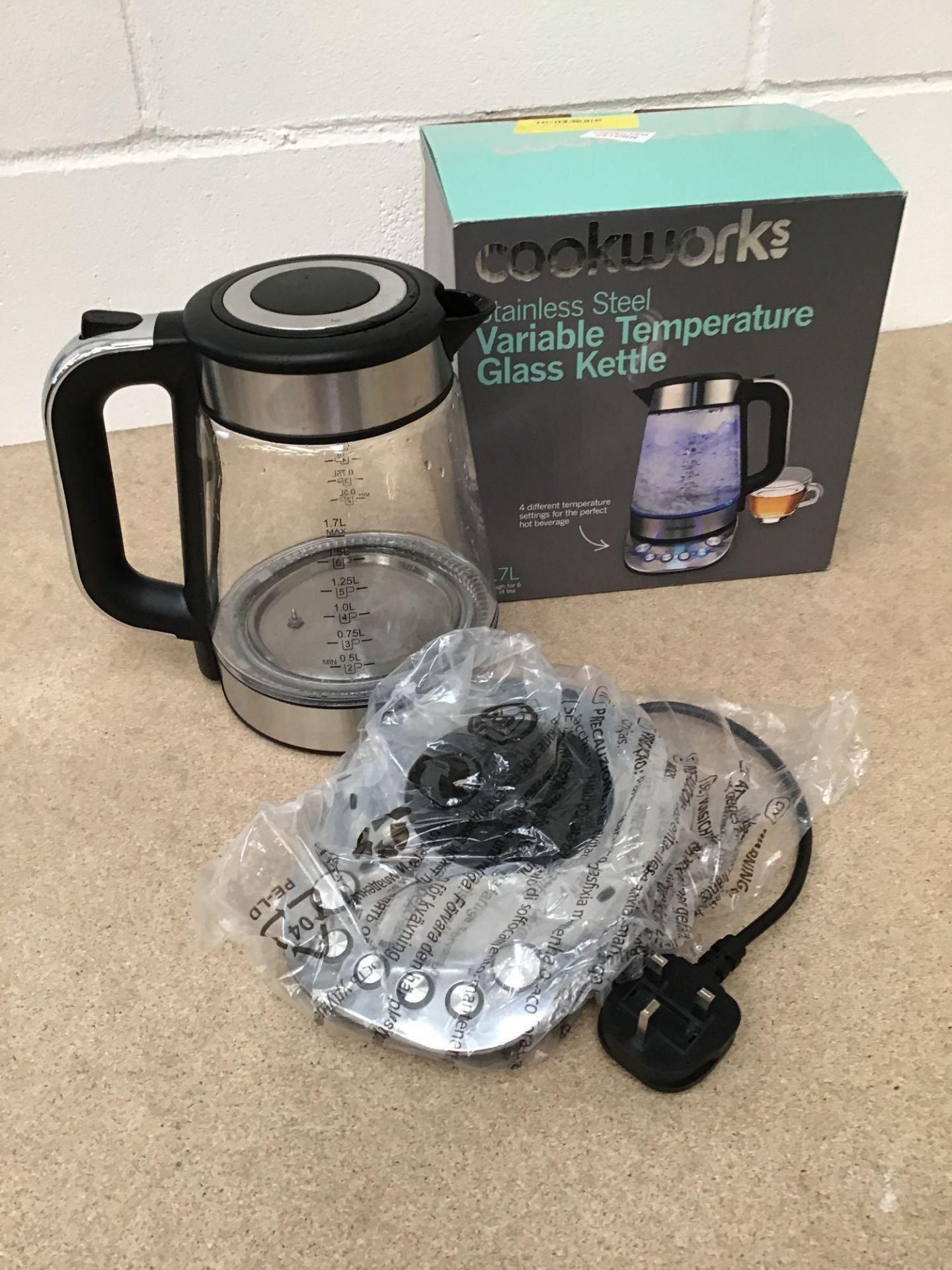 Cookworks Variable Temperature Kettle - Stainless Steel, £39.99 RRP - Image 2 of 6