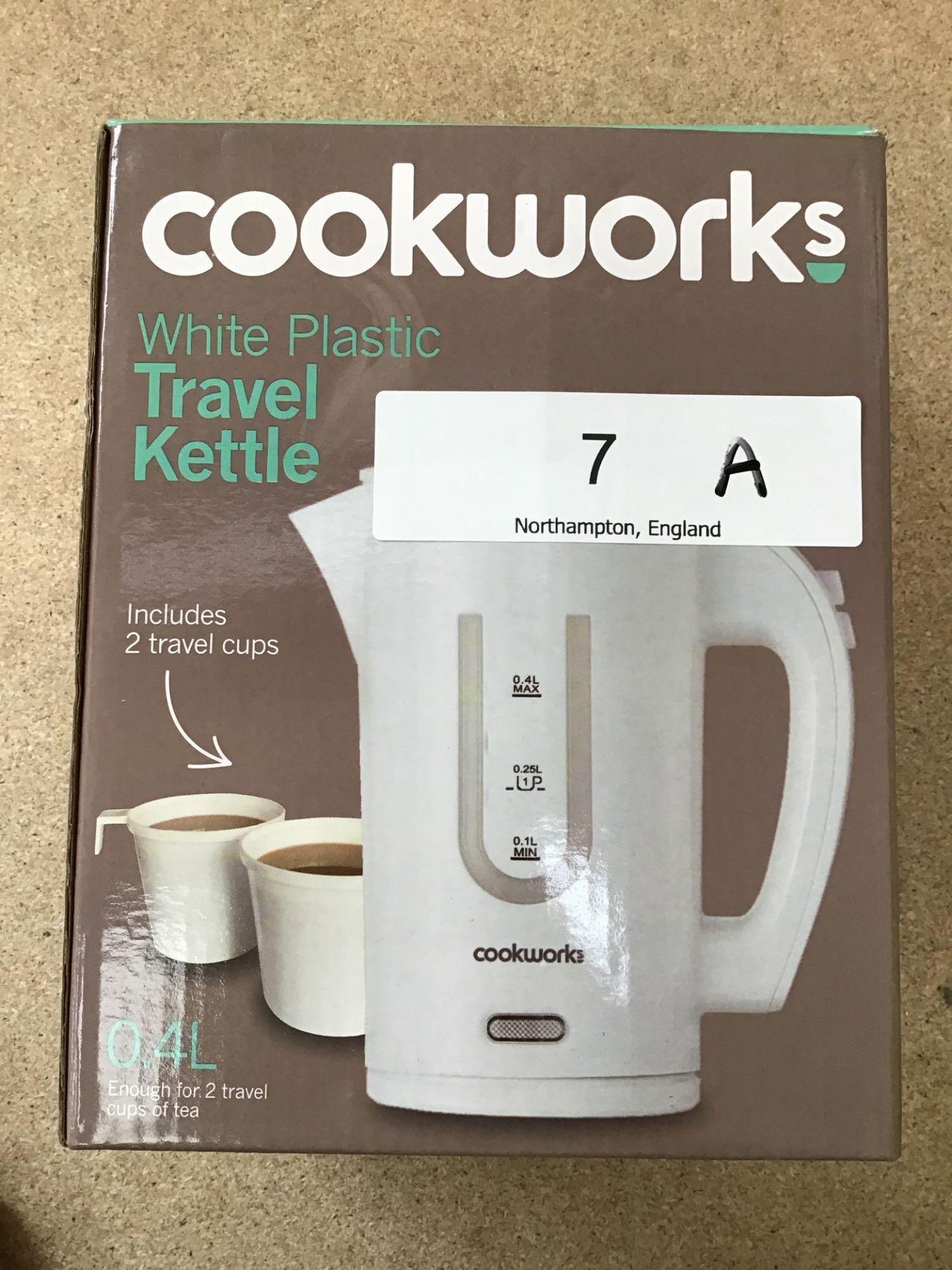 Cookworks Travel Kettle - White, £11.99 RRP - Image 4 of 5