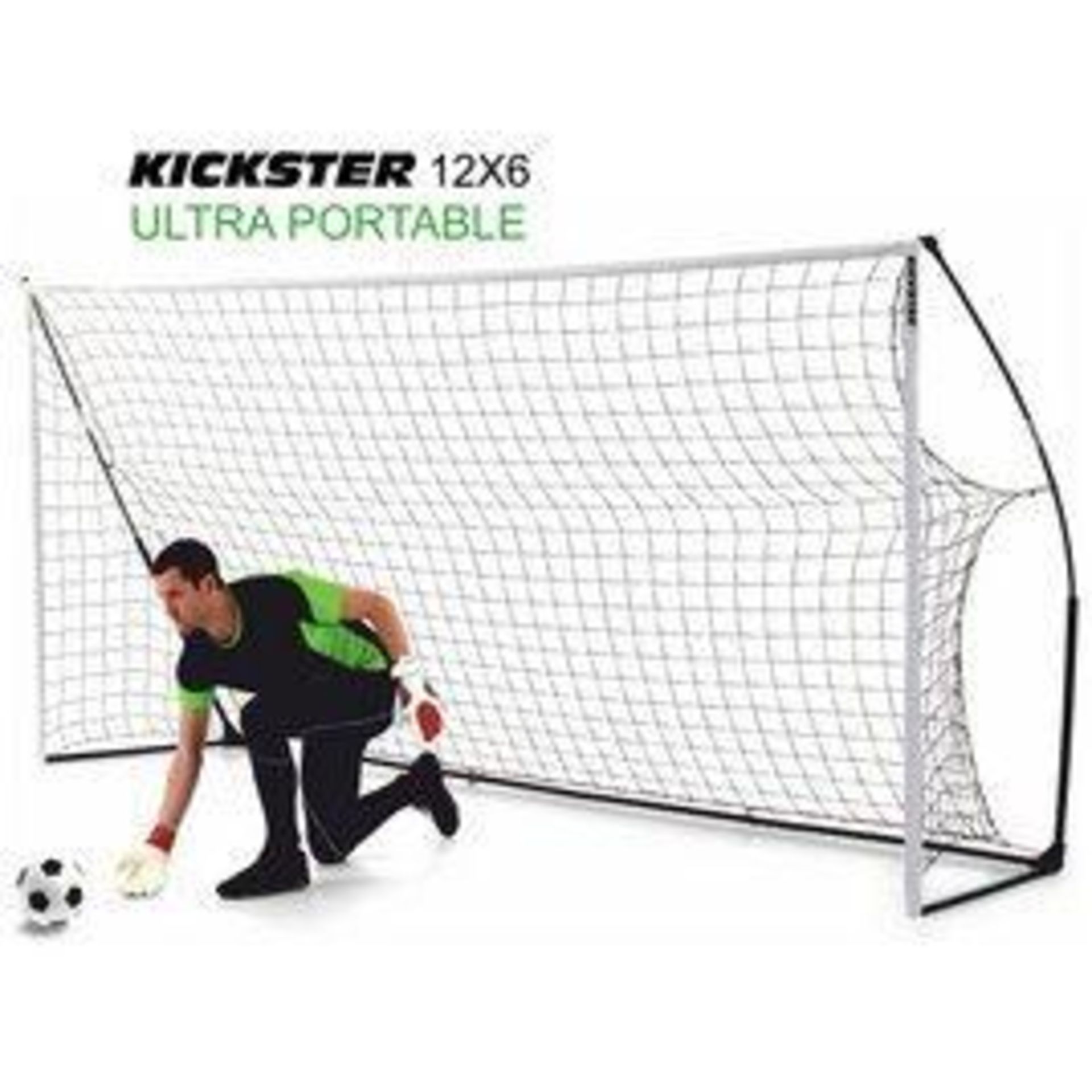 Kickster Academy 12 x 6ft Football Goal