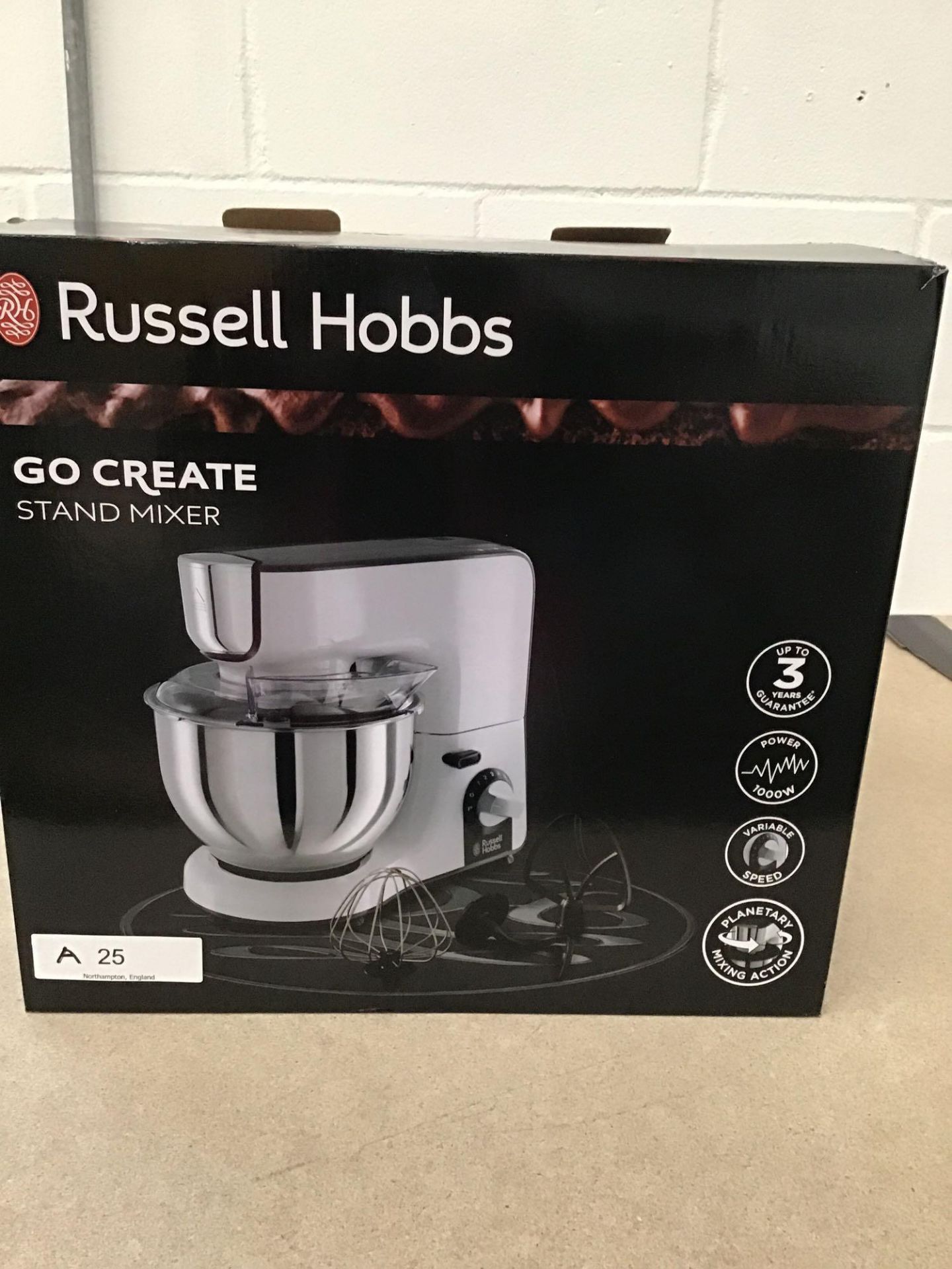 Russell Hobbs 25930 Go Create Stand Mixer - White, £89.99 RRP - Image 4 of 5