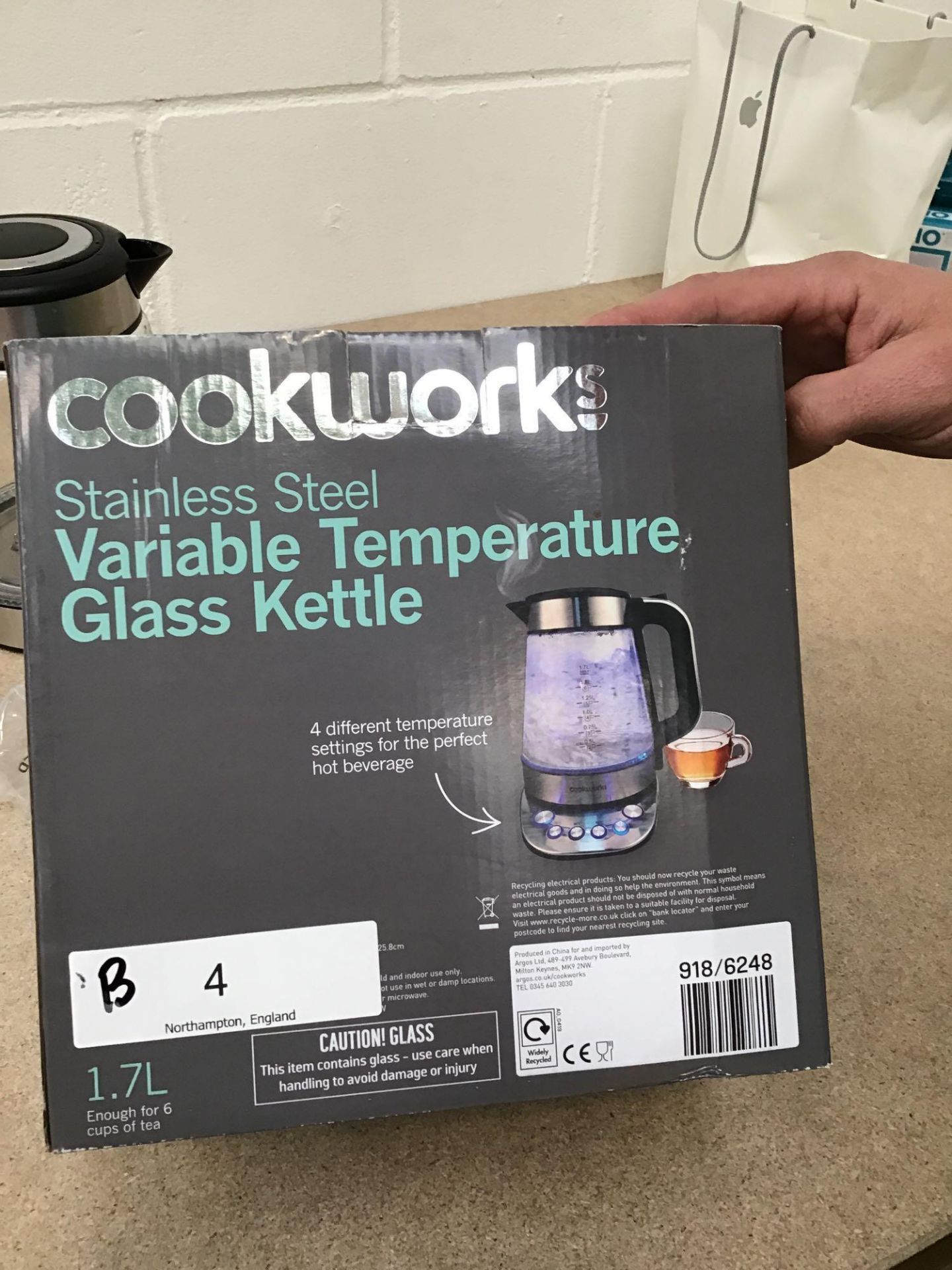 Cookworks Variable Temperature Kettle - Stainless Steel, £39.99 RRP - Image 5 of 6