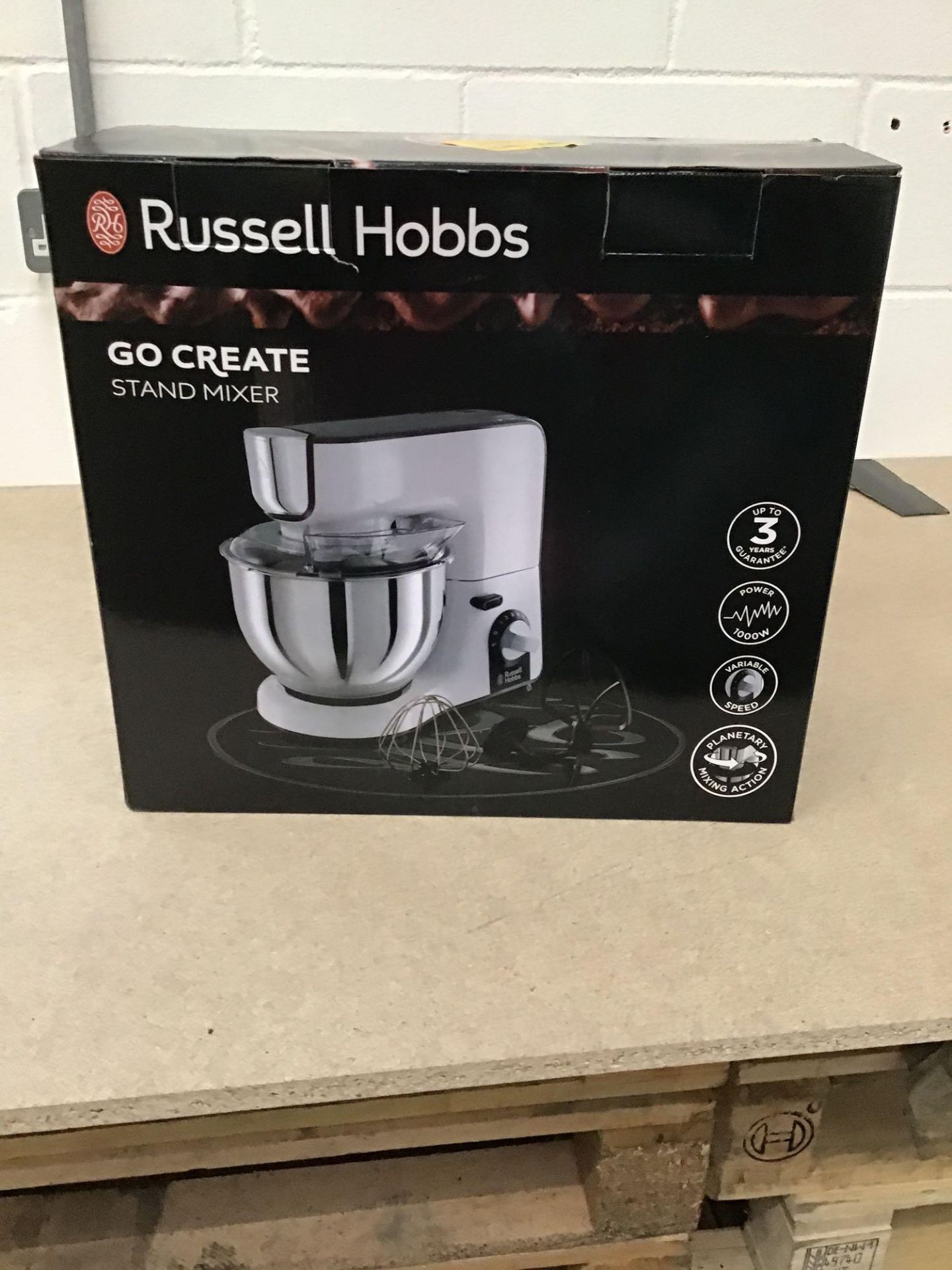 Russell Hobbs 25930 Go Create Stand Mixer - White, £89.99 RRP - Image 2 of 5