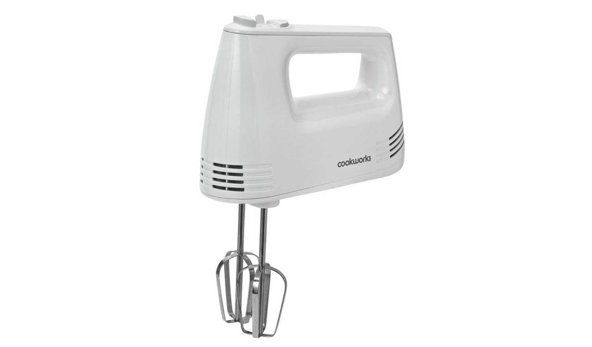 Cookworks Hand Mixer - White, £9.99 RRP