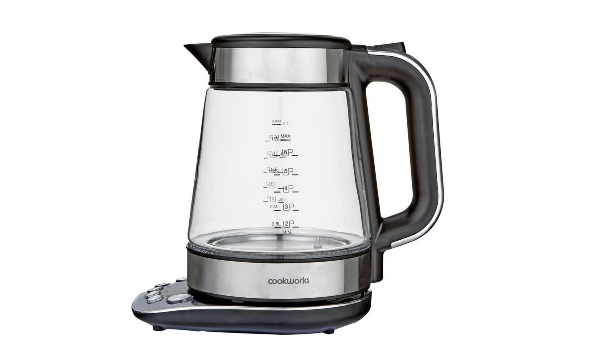 Cookworks Variable Temperature Kettle - Stainless Steel, £39.99 RRP