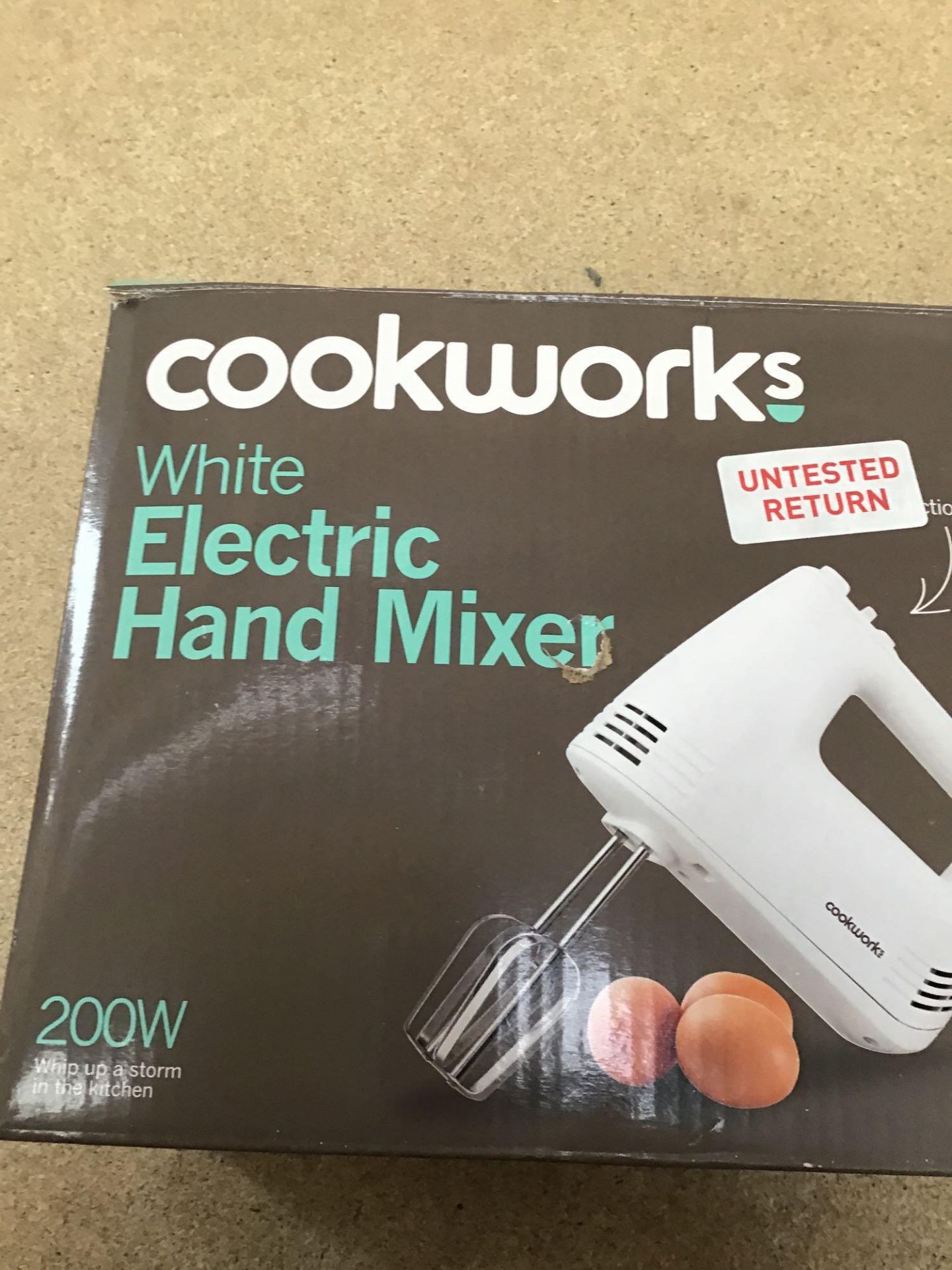 Cookworks Hand Mixer - White, £9.99 RRP - Image 2 of 5