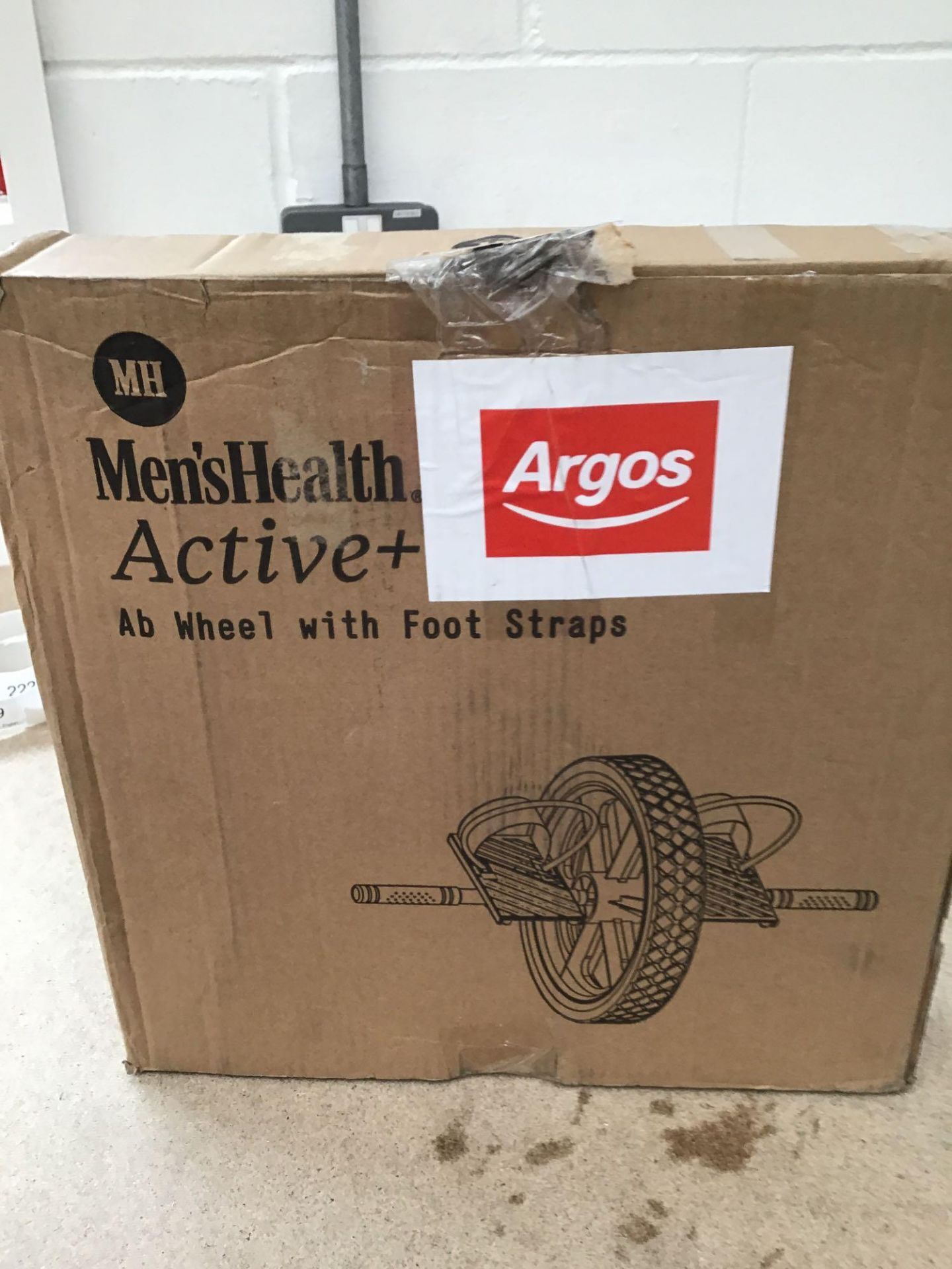 Men's Health Ab Wheel with Footstraps - £21.99 RRP - Image 3 of 5