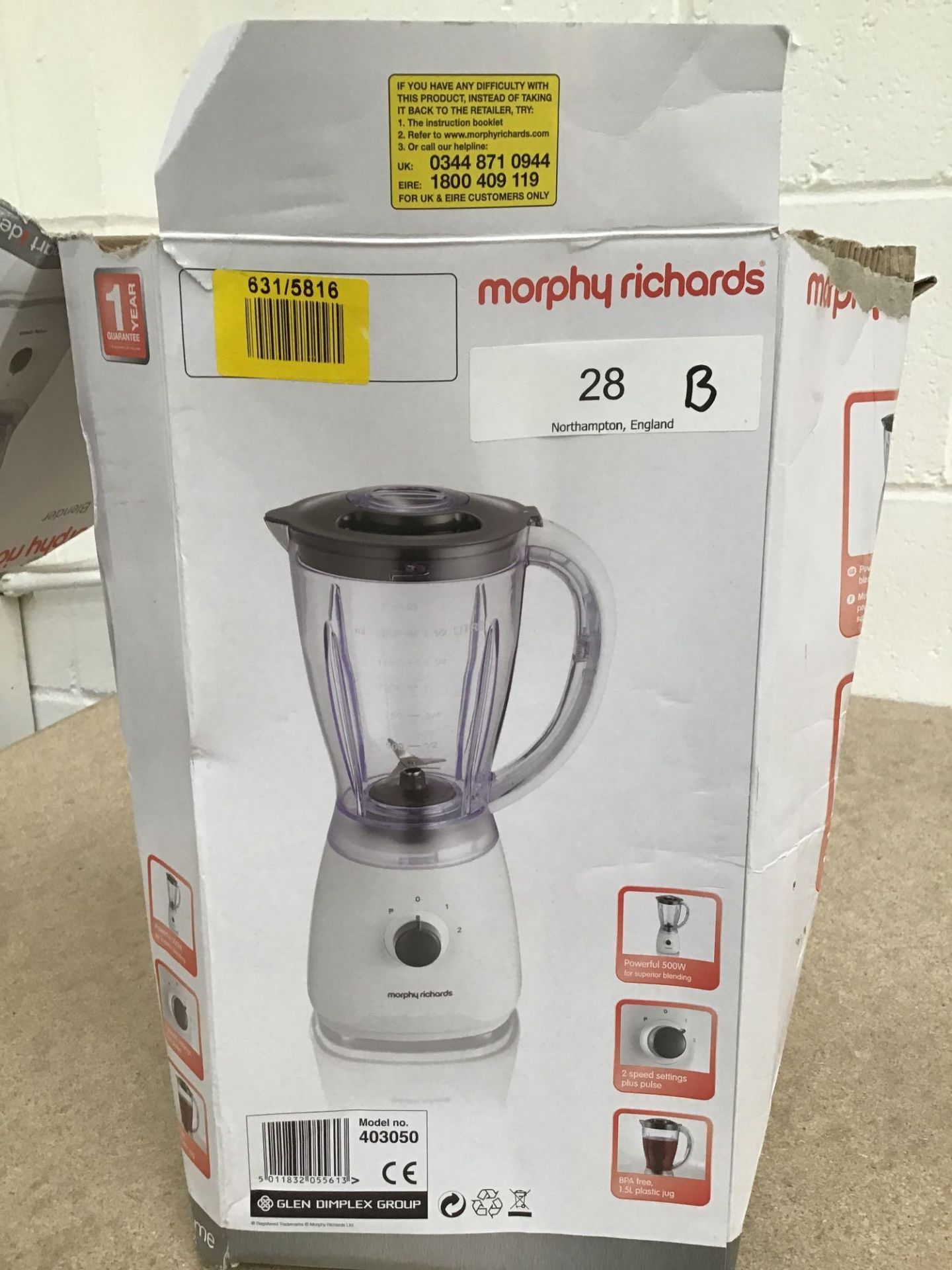 Morphy Richards Table Blender, £32.99 RRP - Image 4 of 5