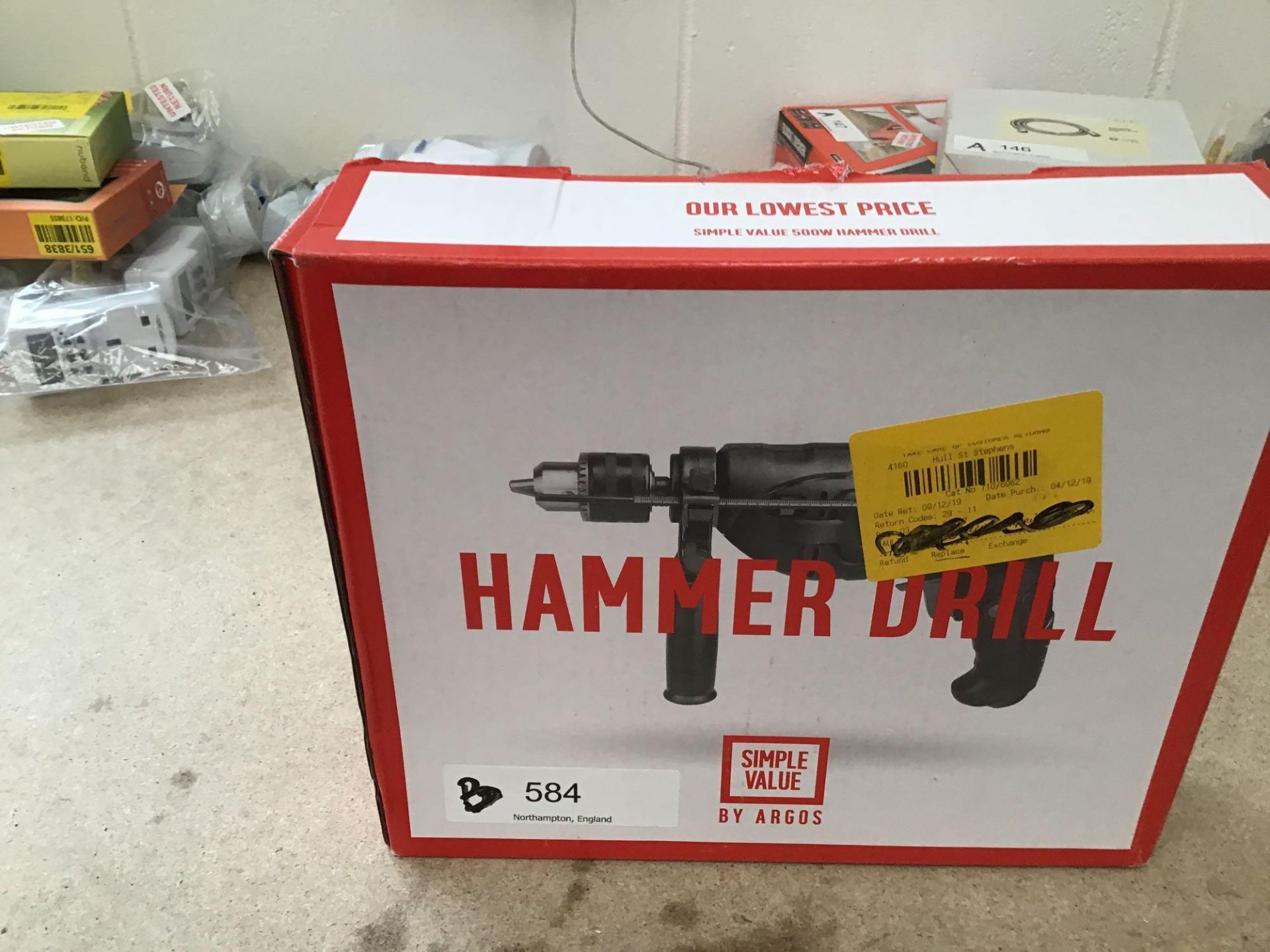 Simple Value Corded Hammer Drill - 500W - £15.00 RRP - Image 2 of 6