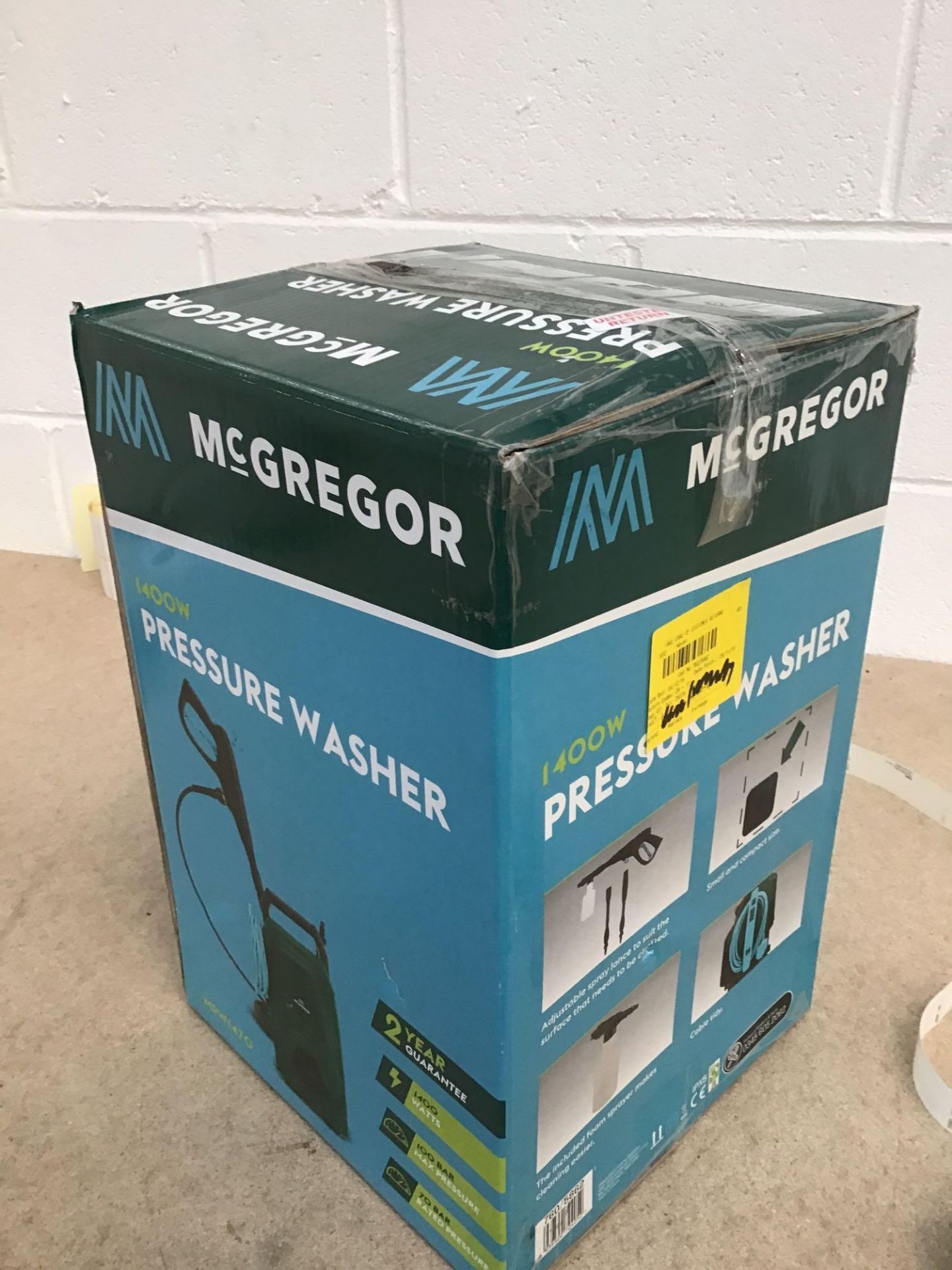 McGregor Pressure Washer - 1400W - £60.00 RRP - Image 4 of 5