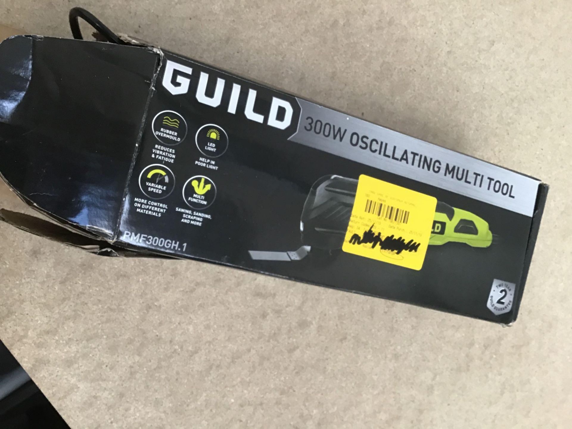 Guild 3-in-1 Multi-Tool with 20 Accessories – 300W, £40.00 RRP - Image 2 of 4