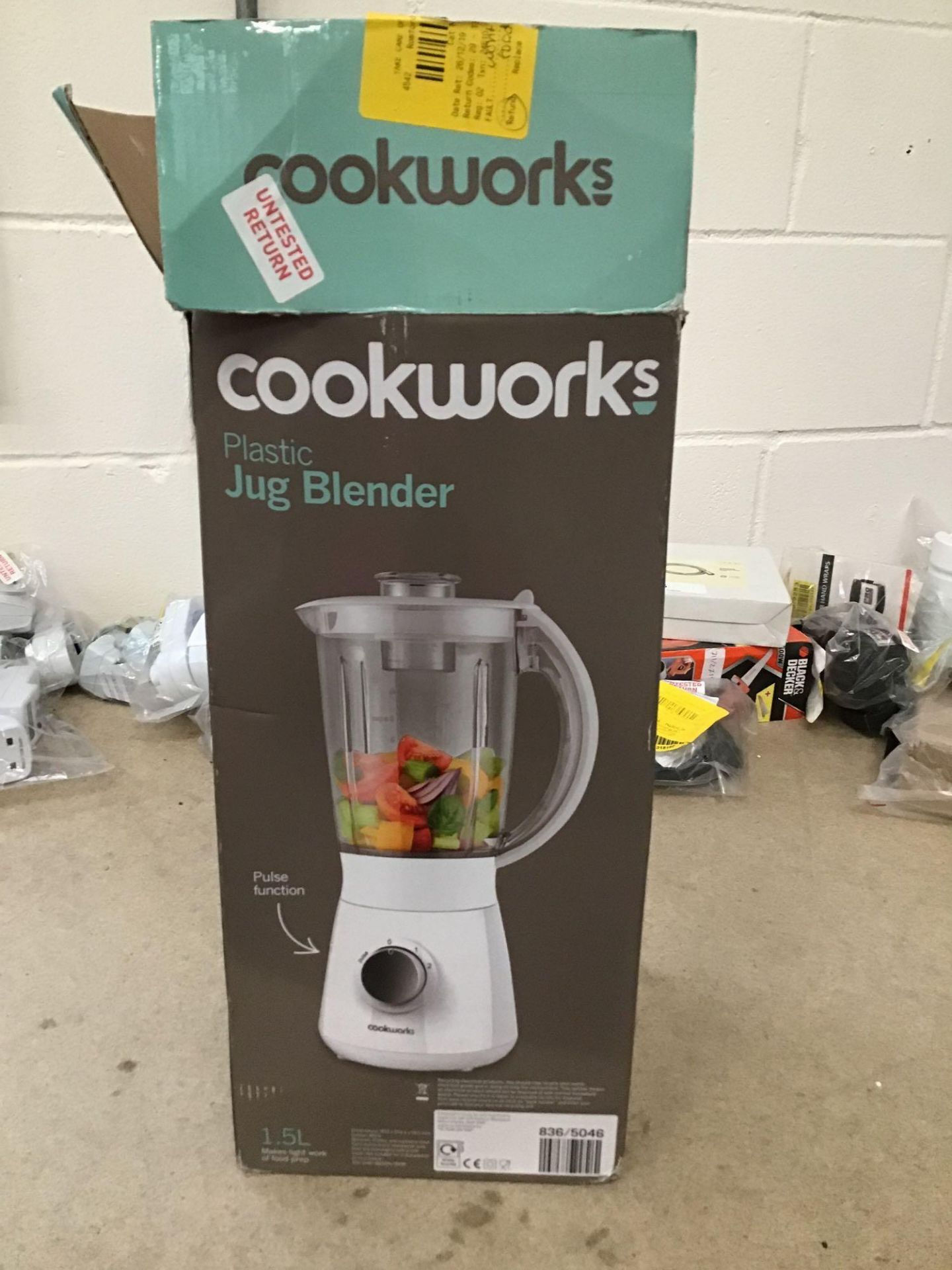 Cookworks 1.5L Jug Blender - White £16.99 RRP - Image 3 of 5