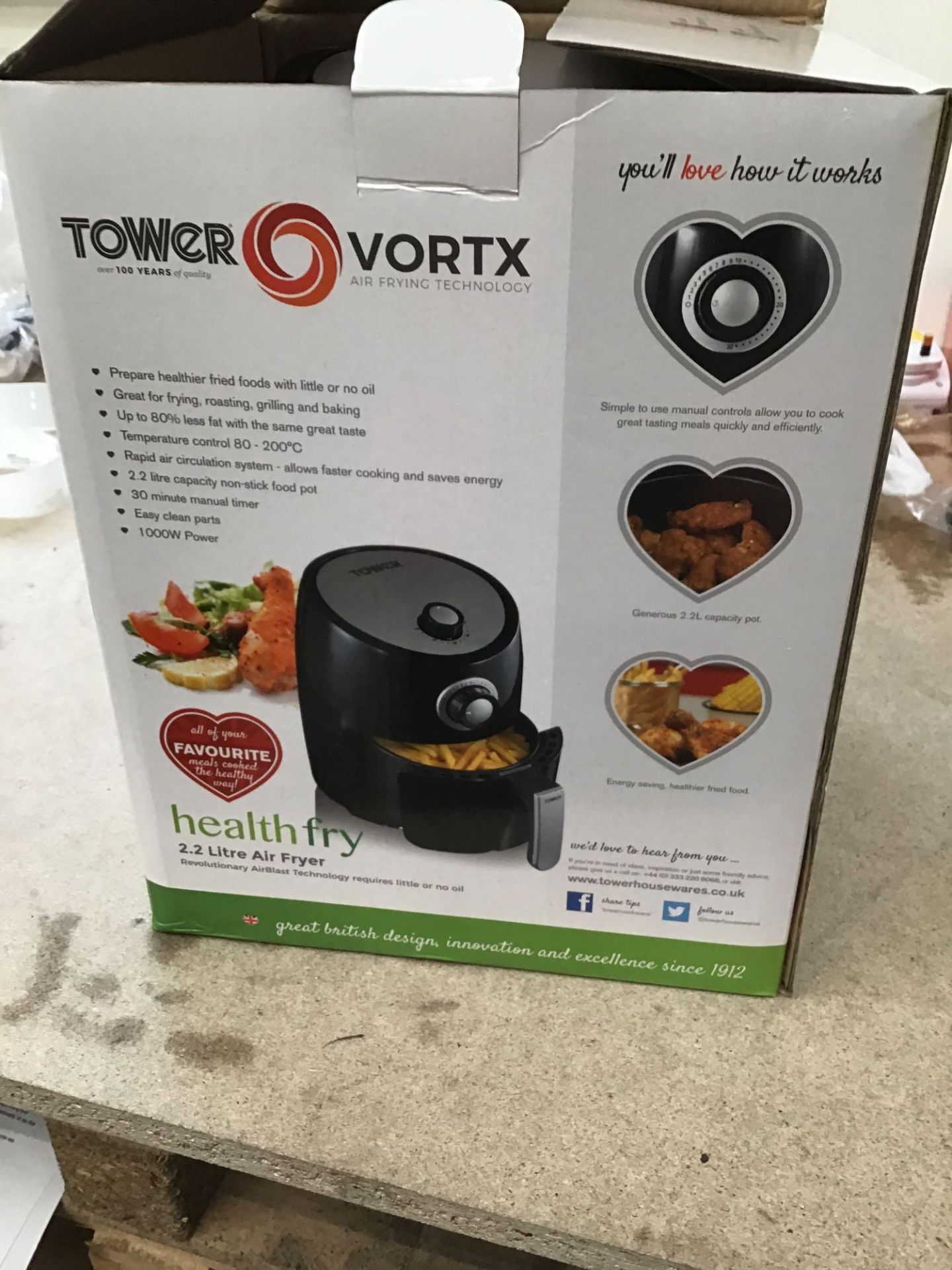 Tower T17023 Compact Air Fryer. £44.99 RRP - Image 2 of 6