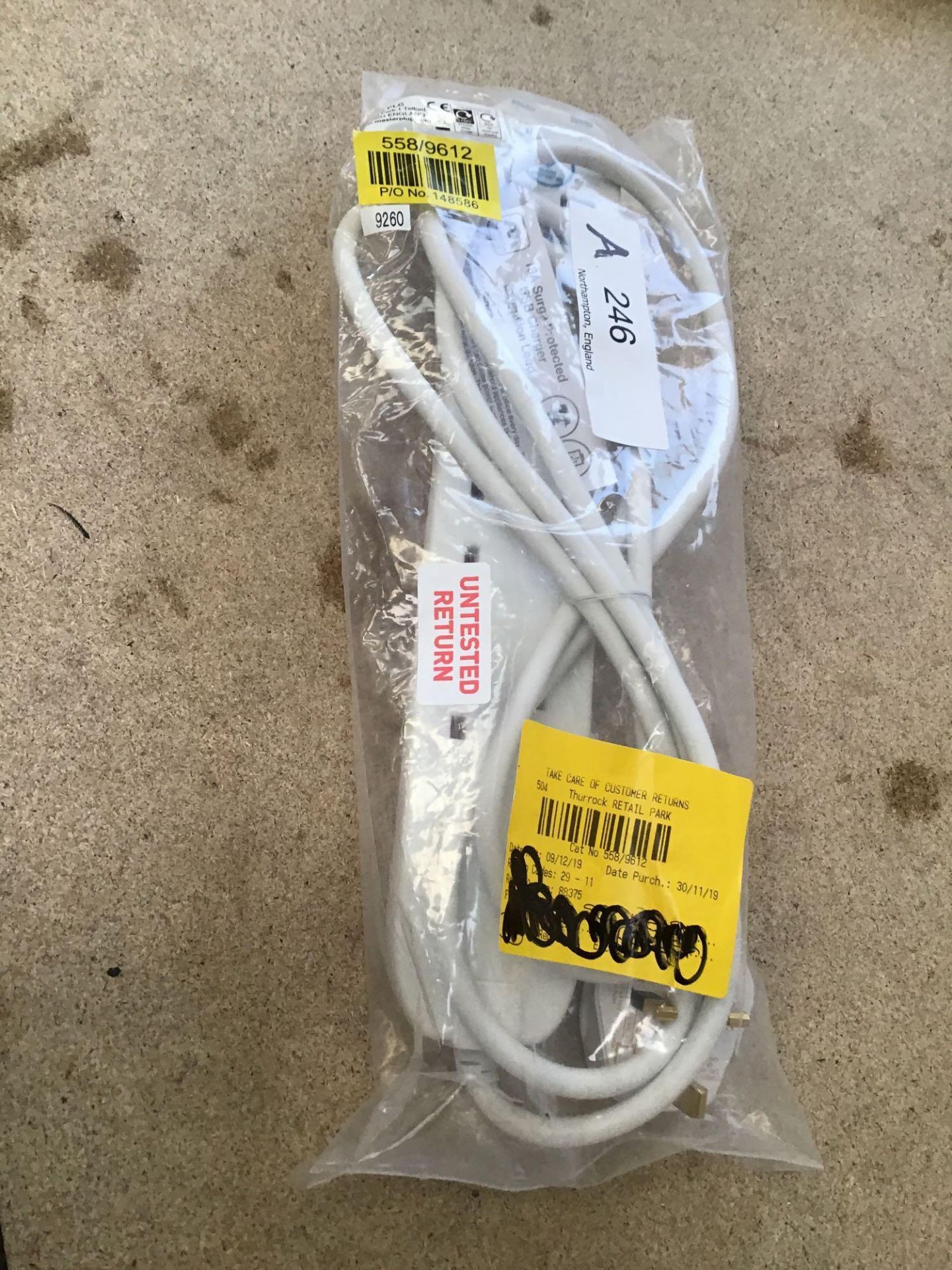 Masterplug 4 Socket 2 USB Outlet 2 Metre Surge Lead, £14.99 RRP - Image 4 of 5