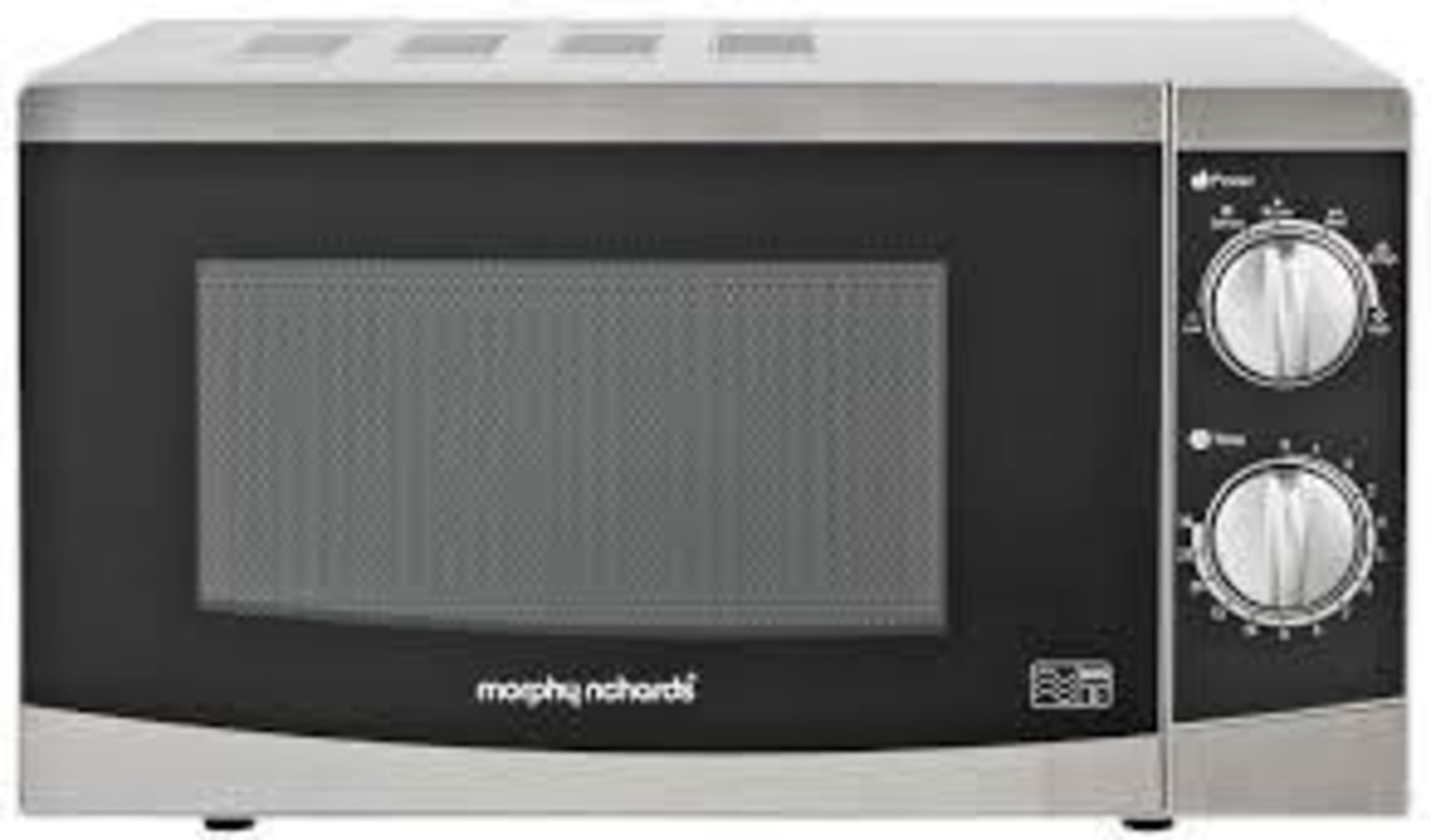 Morphy Richards 800W Standard Microwave MM82 Silver - £81.99 RRP