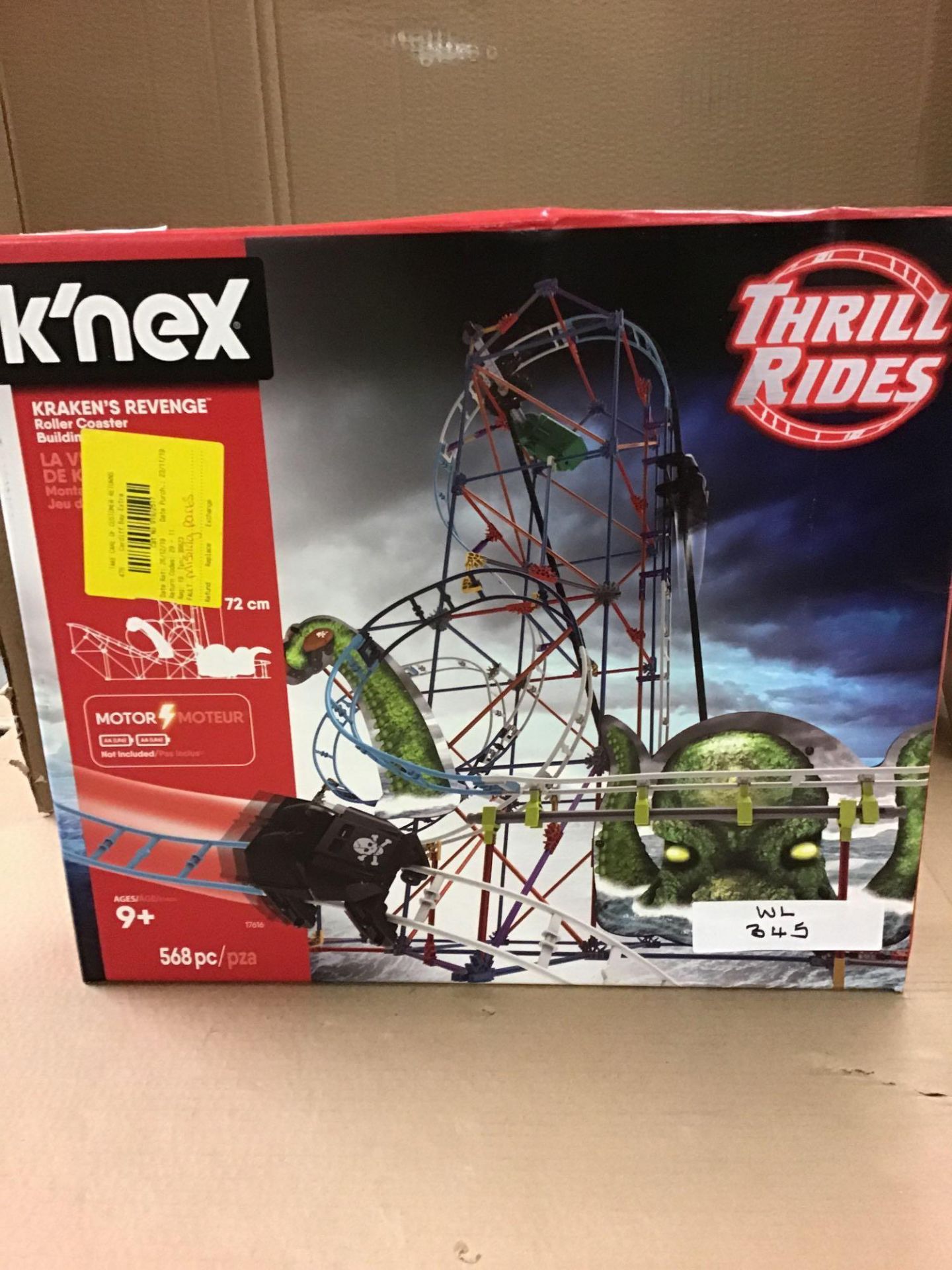 K'NEX Thrill Rides-Kraken's Revenge Roller Coaster Building Set-Ages 9+ - £39.68 RRP - Image 3 of 5