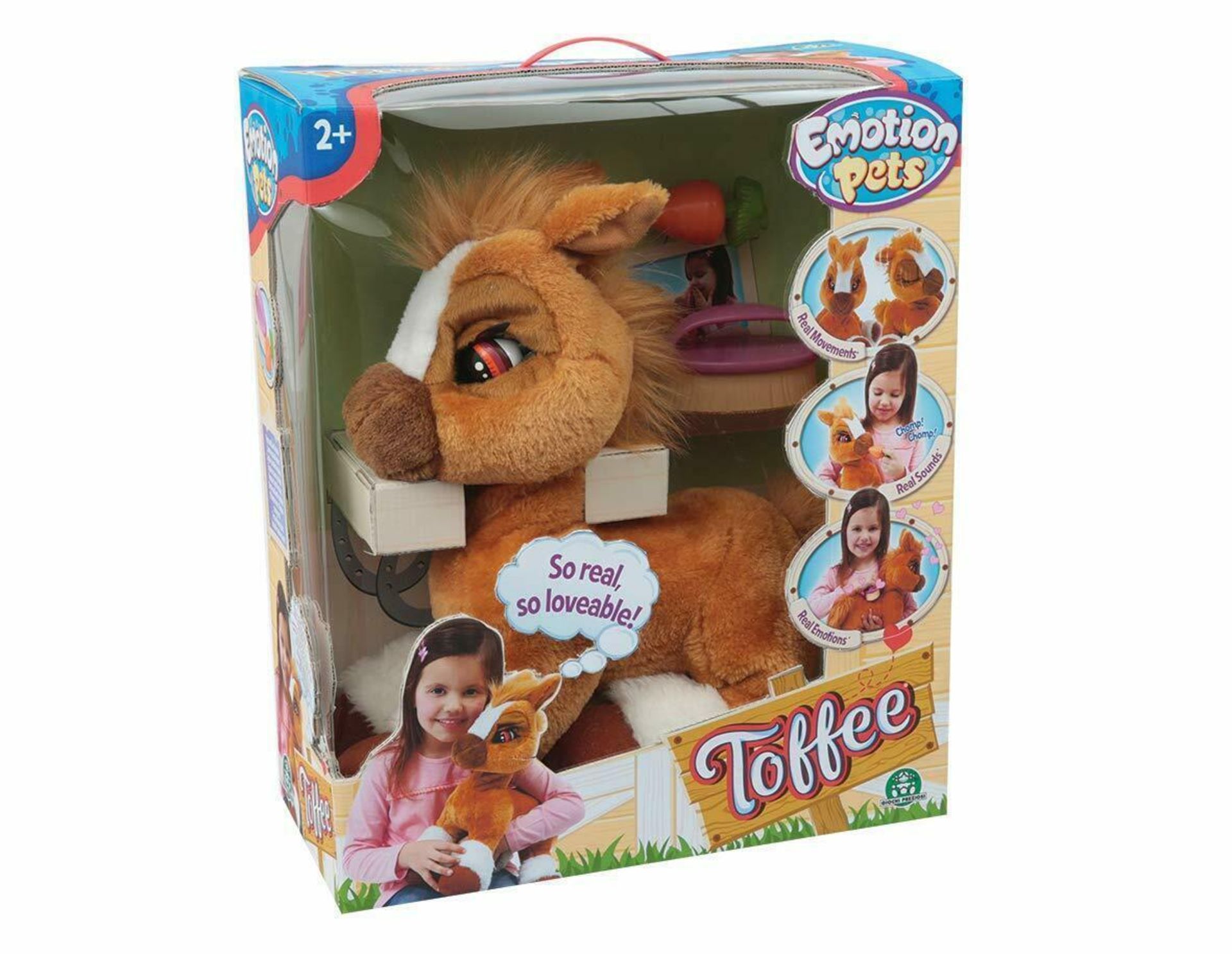 Emotion Pets 36cm Interactive Toffee The Pony, £49.99 RRP (Won’t do anything when turned on)
