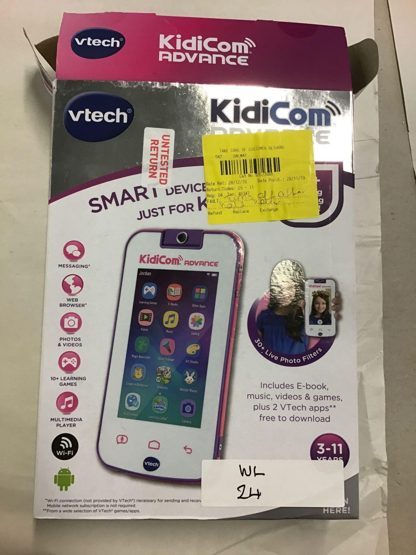 Vtech KidiCom Advance 2.0 - Pink 935/7888 £99.00 RRP - Image 2 of 5