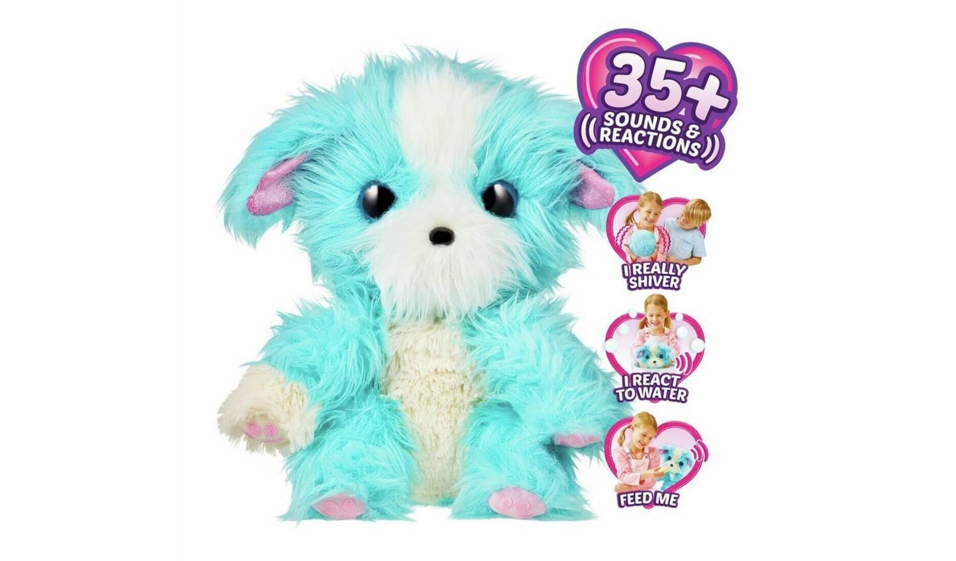 Scruff a Luvs Real Rescue – Surprise Interactive Pet - Aqua, £30.00 RRP