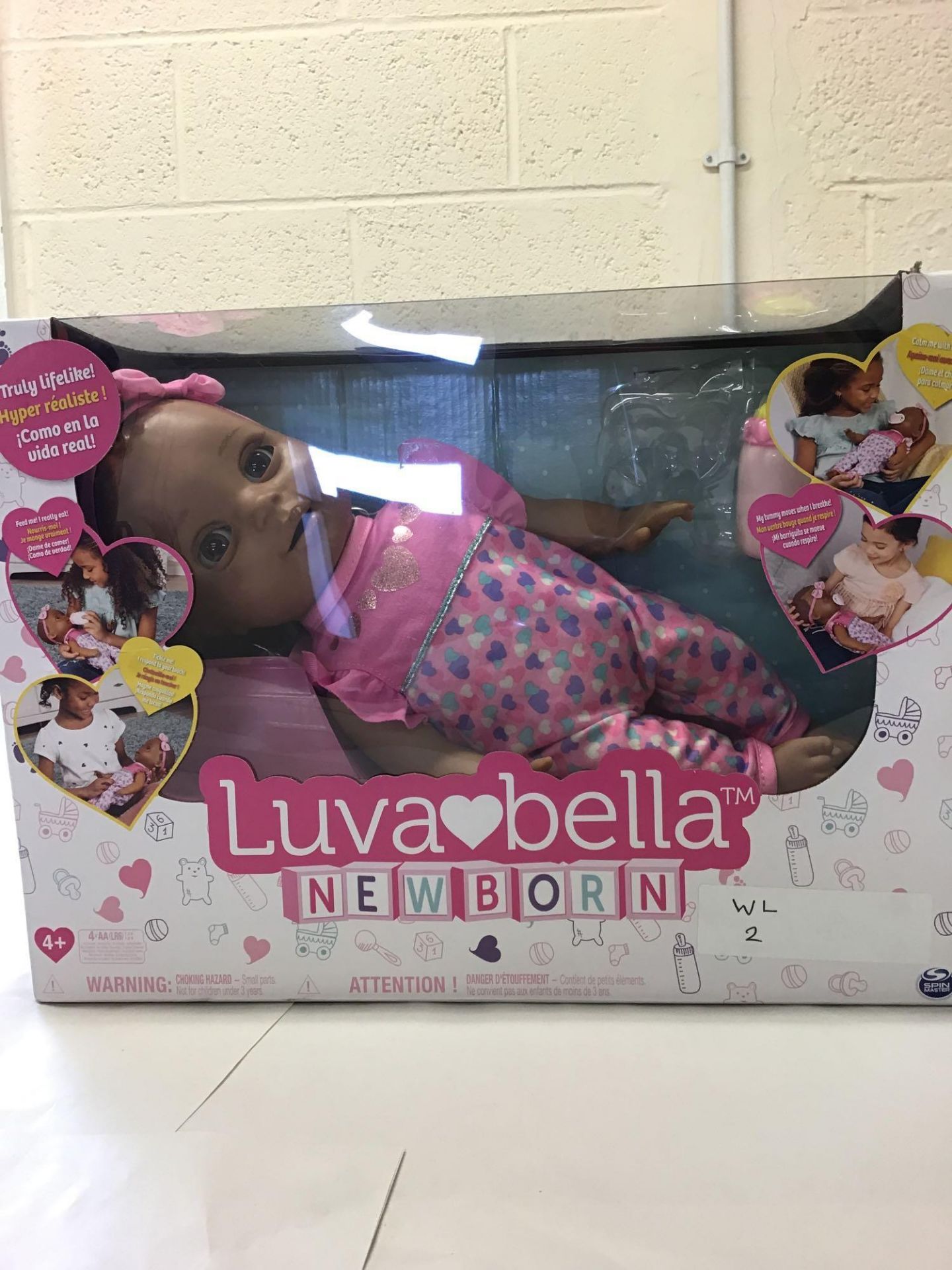 Luvabella Newborn Blonde Interactive Baby Dol l937/4885 £50.00 RRP - Image 2 of 5