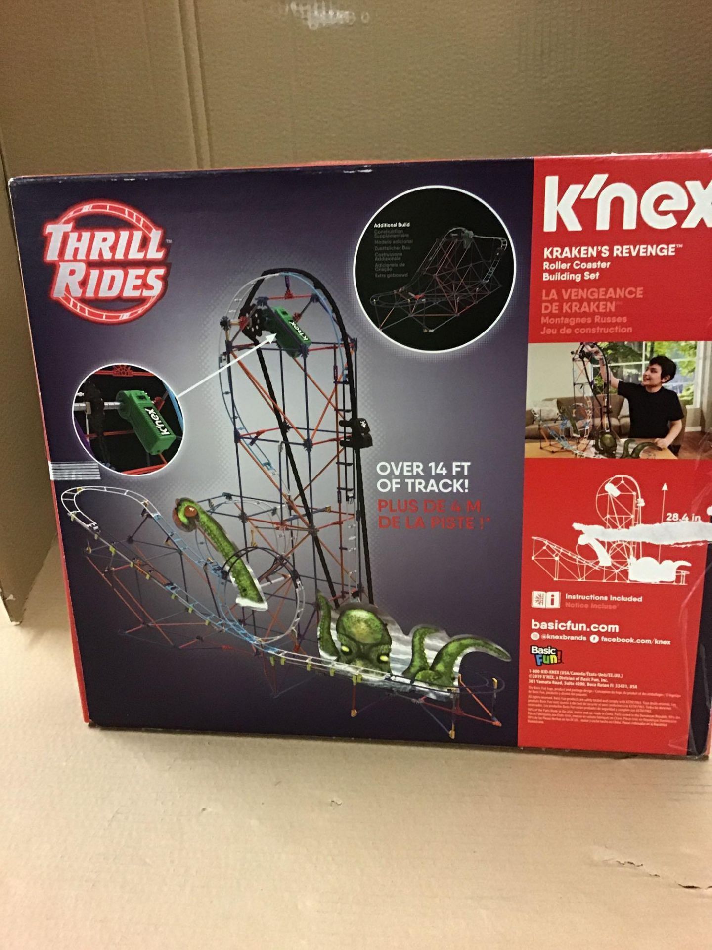 K'NEX Thrill Rides-Kraken's Revenge Roller Coaster Building Set-Ages 9+ - £39.68 RRP - Image 2 of 5