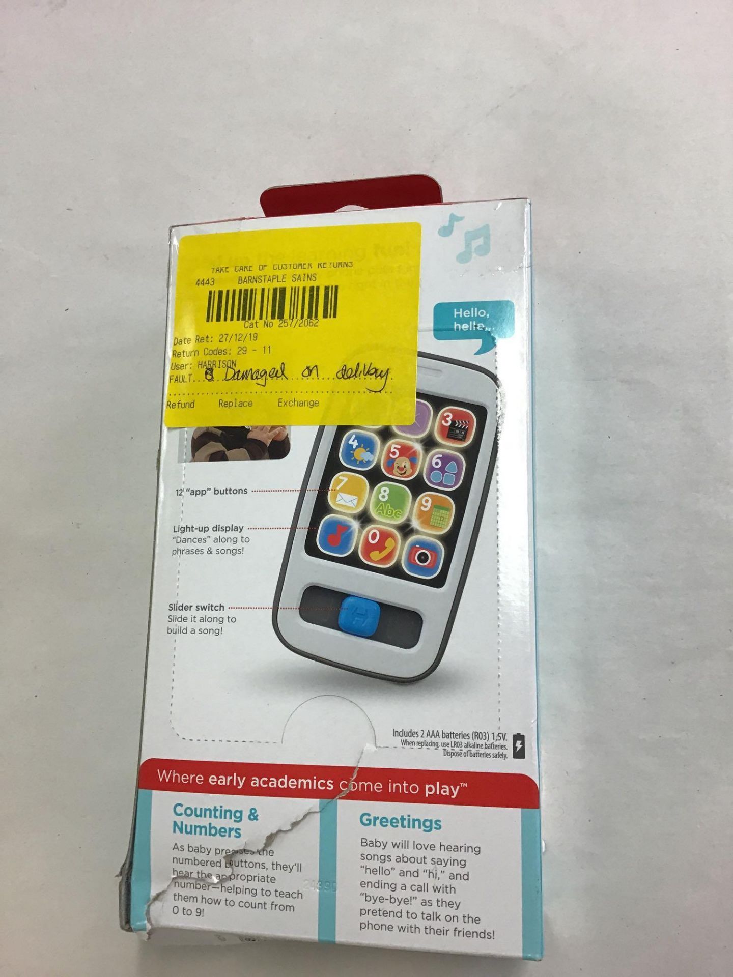 Fisher-Price Laugh & Learn Smart Phone 257/2062 £11.00 RRP - Image 3 of 5