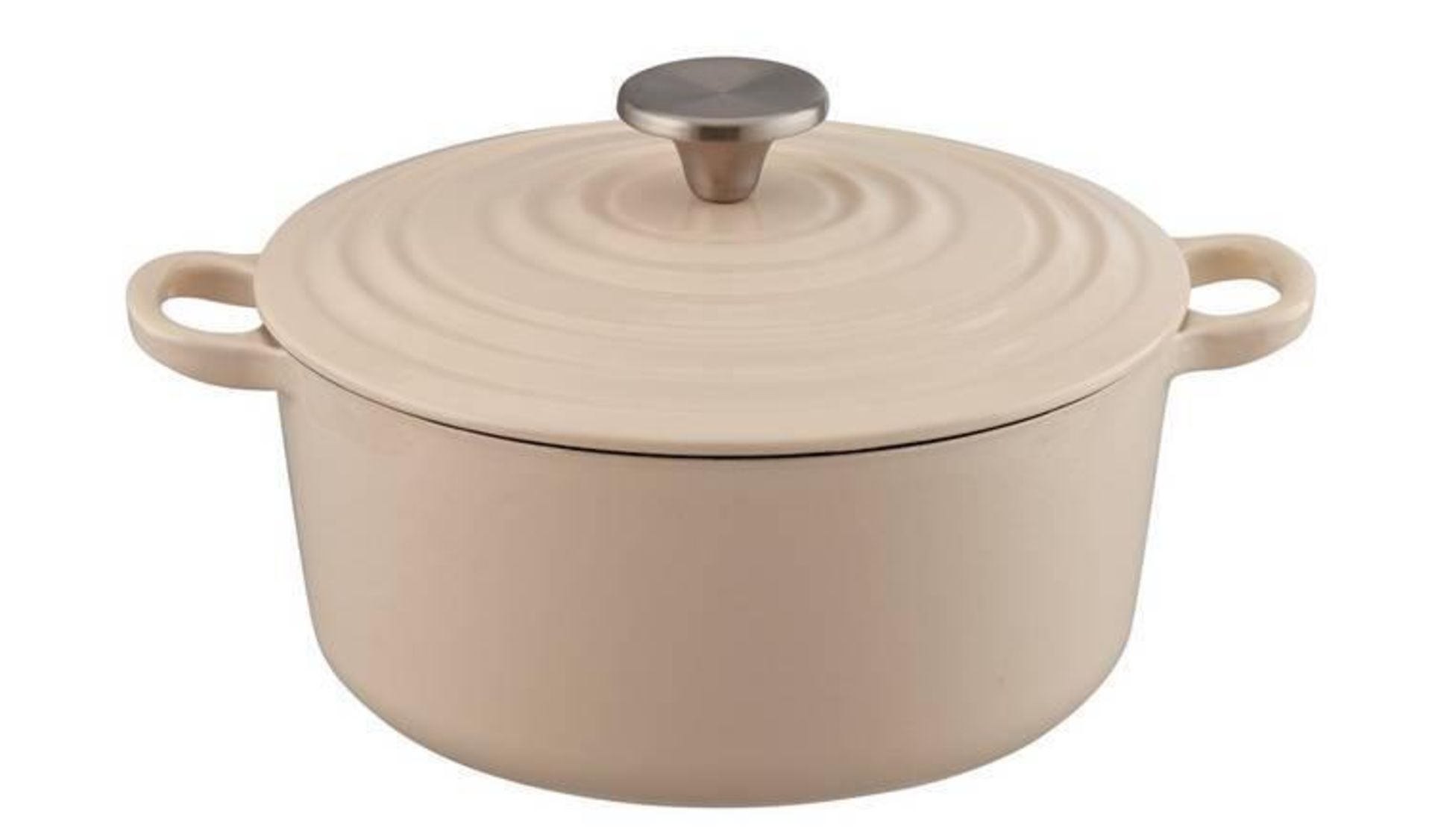 Argos Home 3 Piece Non-Stick Carbon Steel Pan Set 861/3286 | Home 3.3 Litre Cast Iron Casserole Dish - Image 2 of 9