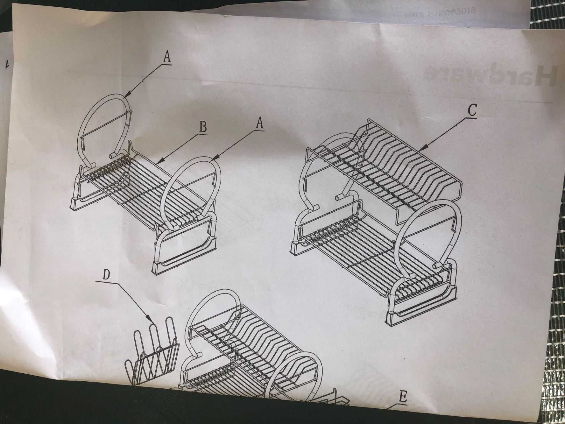 Argos Home 2 Tier Dish Rack - Silver 236/3082 £18.00 RRP - Image 3 of 5