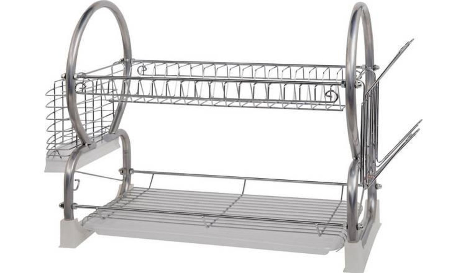 Argos Home 2 Tier Dish Rack - Silver 236/3082 £18.00 RRP