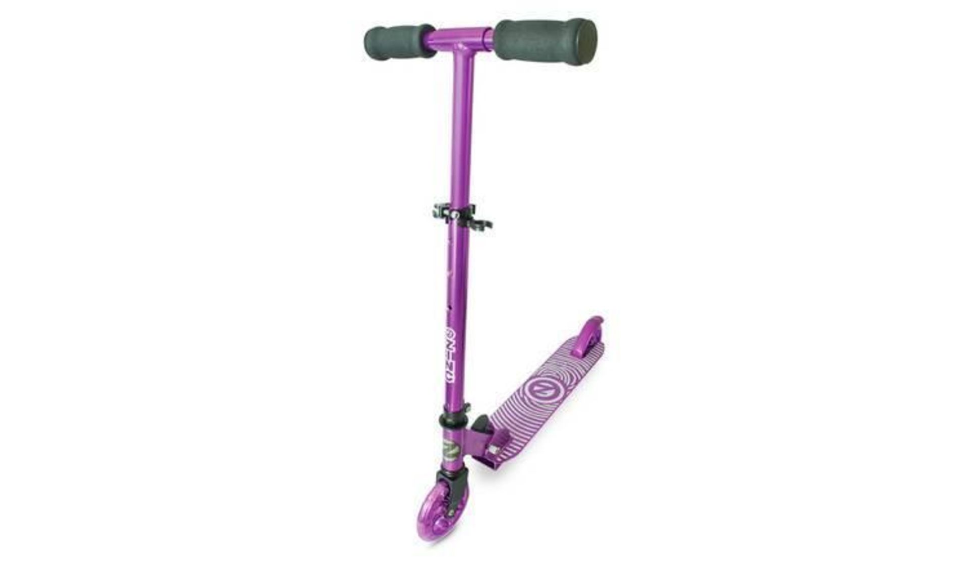 Zinc Aluminium Identity Folding Scooter - Purple - £29.99 RRP