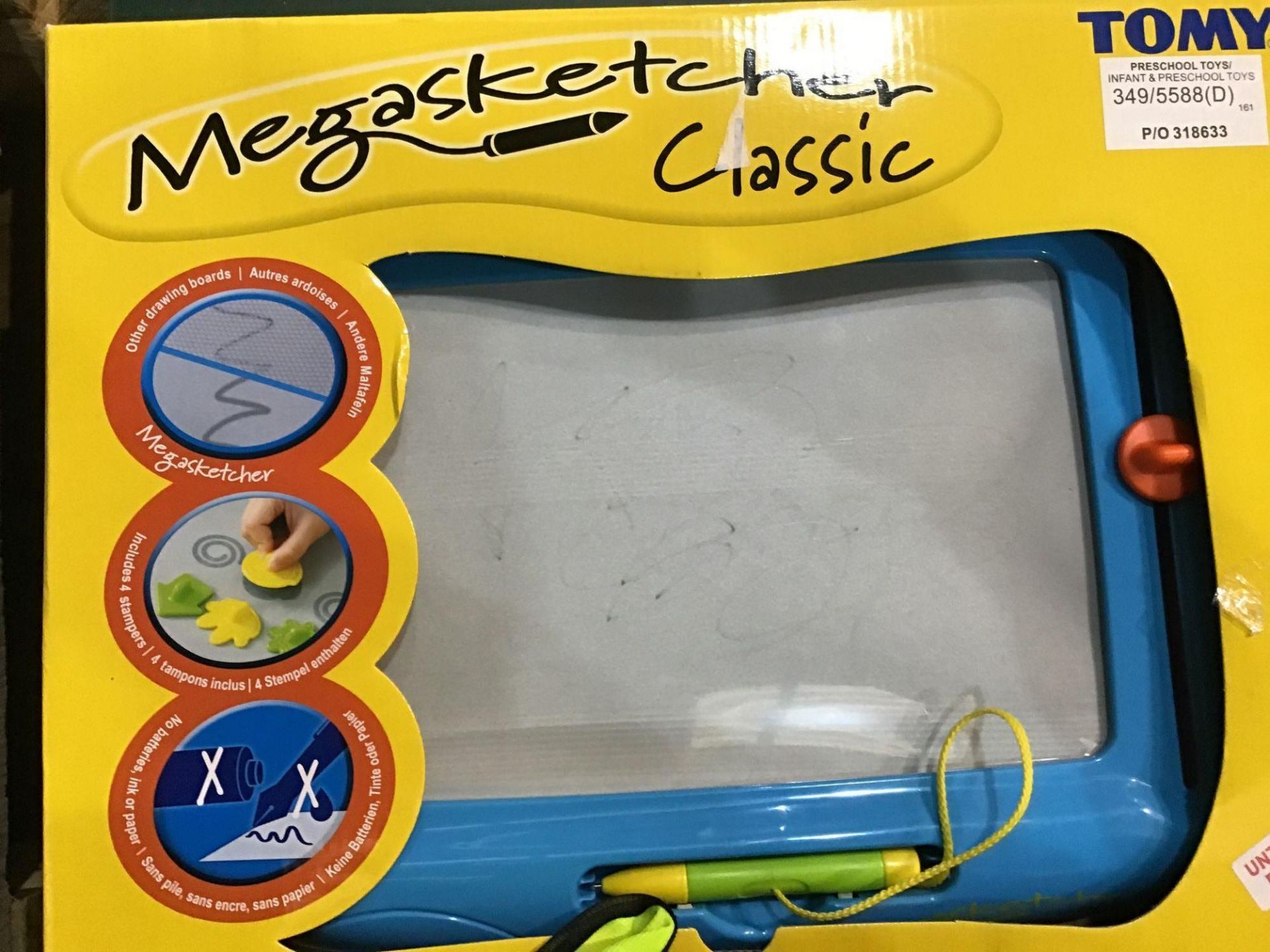 TOMY Megasketcher - Fun Childrens No-Mess Drawing Board with Eraser - £15.50 RRP - Image 2 of 4