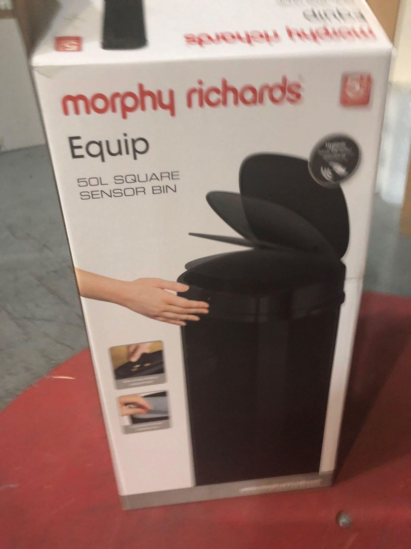 Morphy Richards 50 Litre Sensor Bin - Black - £55.51 RRP - Image 2 of 7