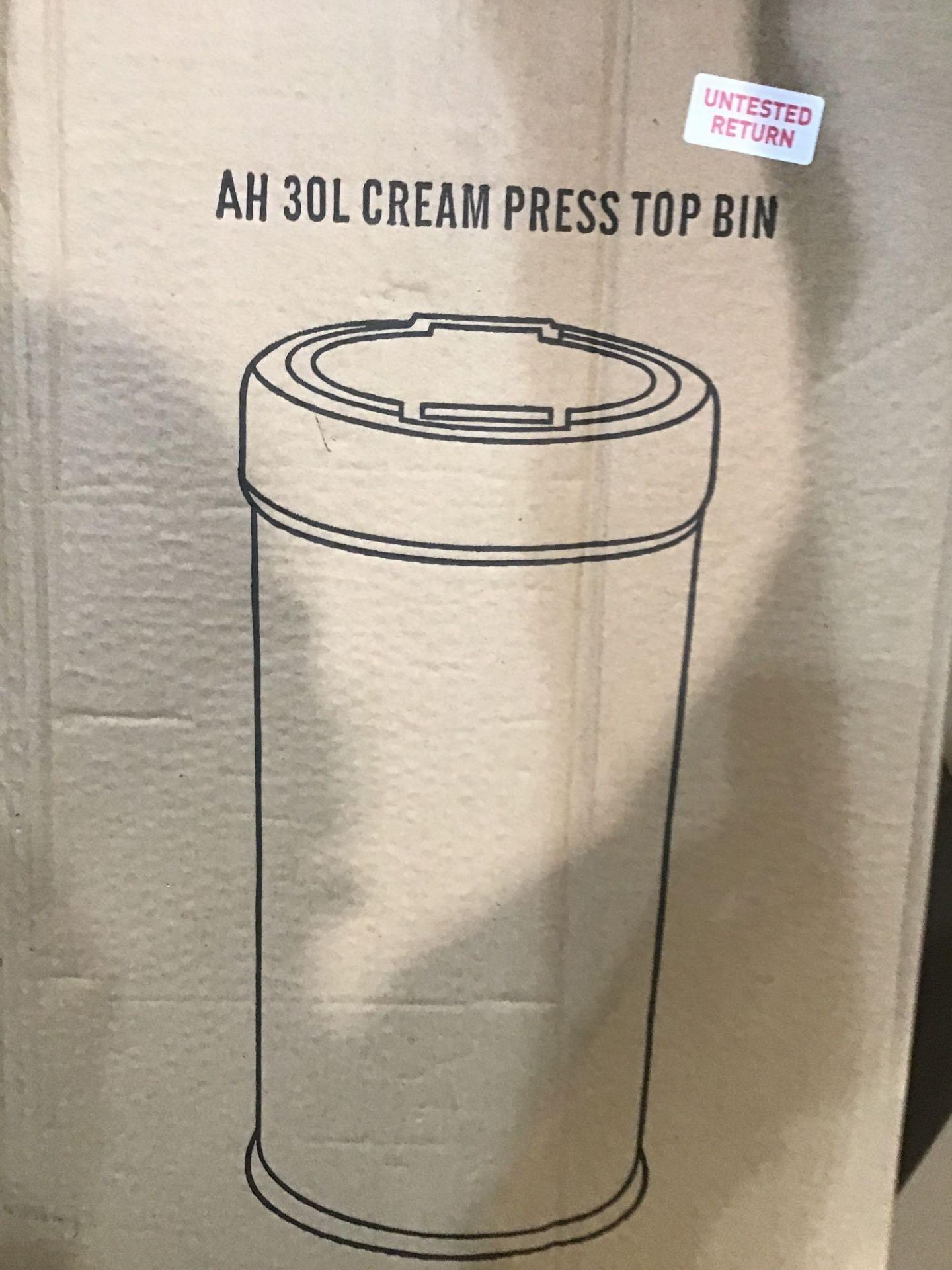 Argos Home 30 Litre Press Top Kitchen Bin - Cream - £35.00 RRP - Image 2 of 6