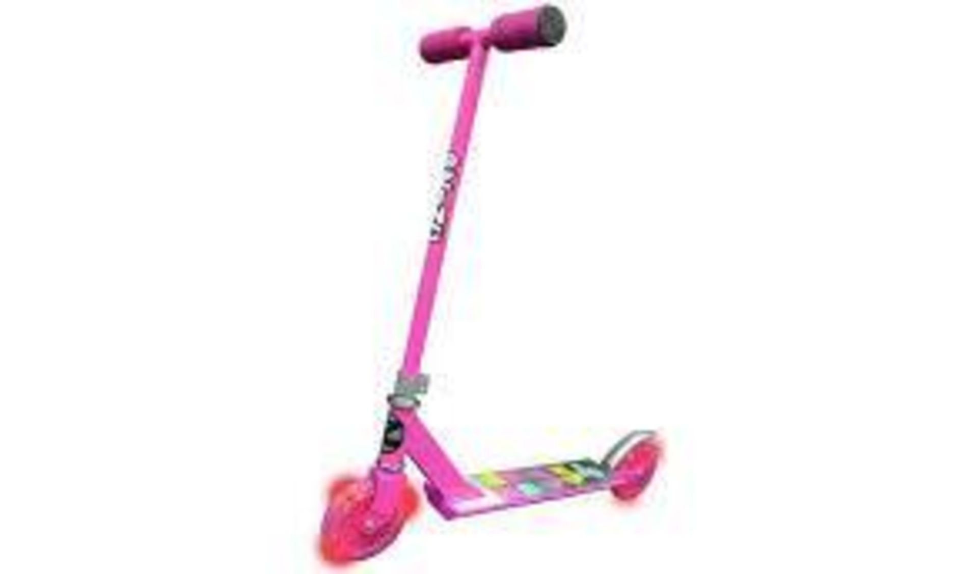 Zinc Non Folding Pink Light Up Scooter 501/1537 - £21.99 RRP