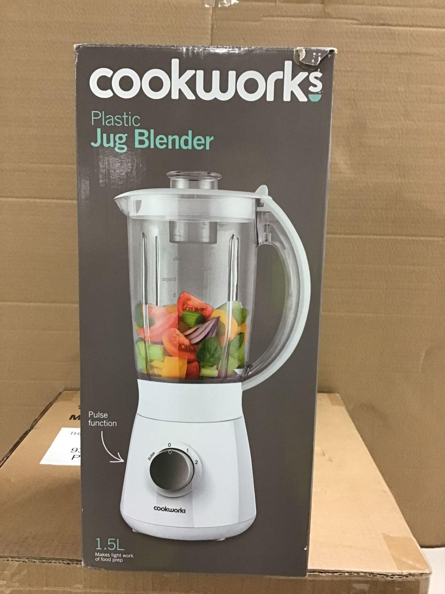 Cookworks 1.5L Jug Blender - White 836/5046 £17.99 RRP - Image 2 of 5