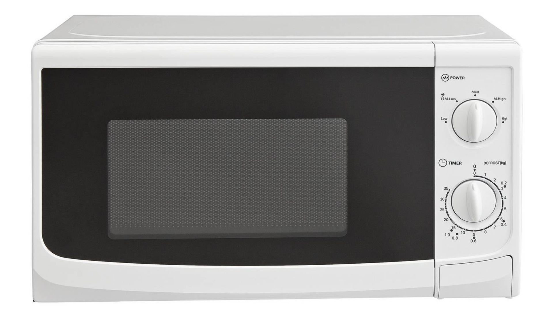 Cookworks 700W Standard Microwave - White, £44.99 RRP