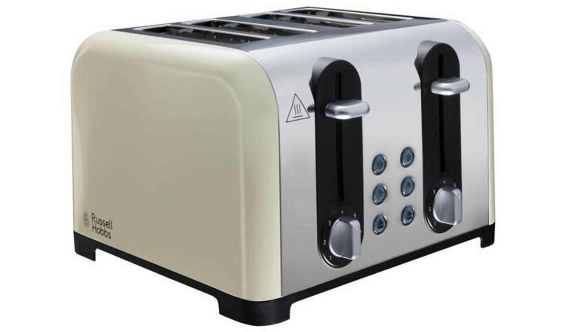 Russell Hobbs 22408 Worcester 4 Slice Toaster - Cream 852/6500 £29.99 RRP