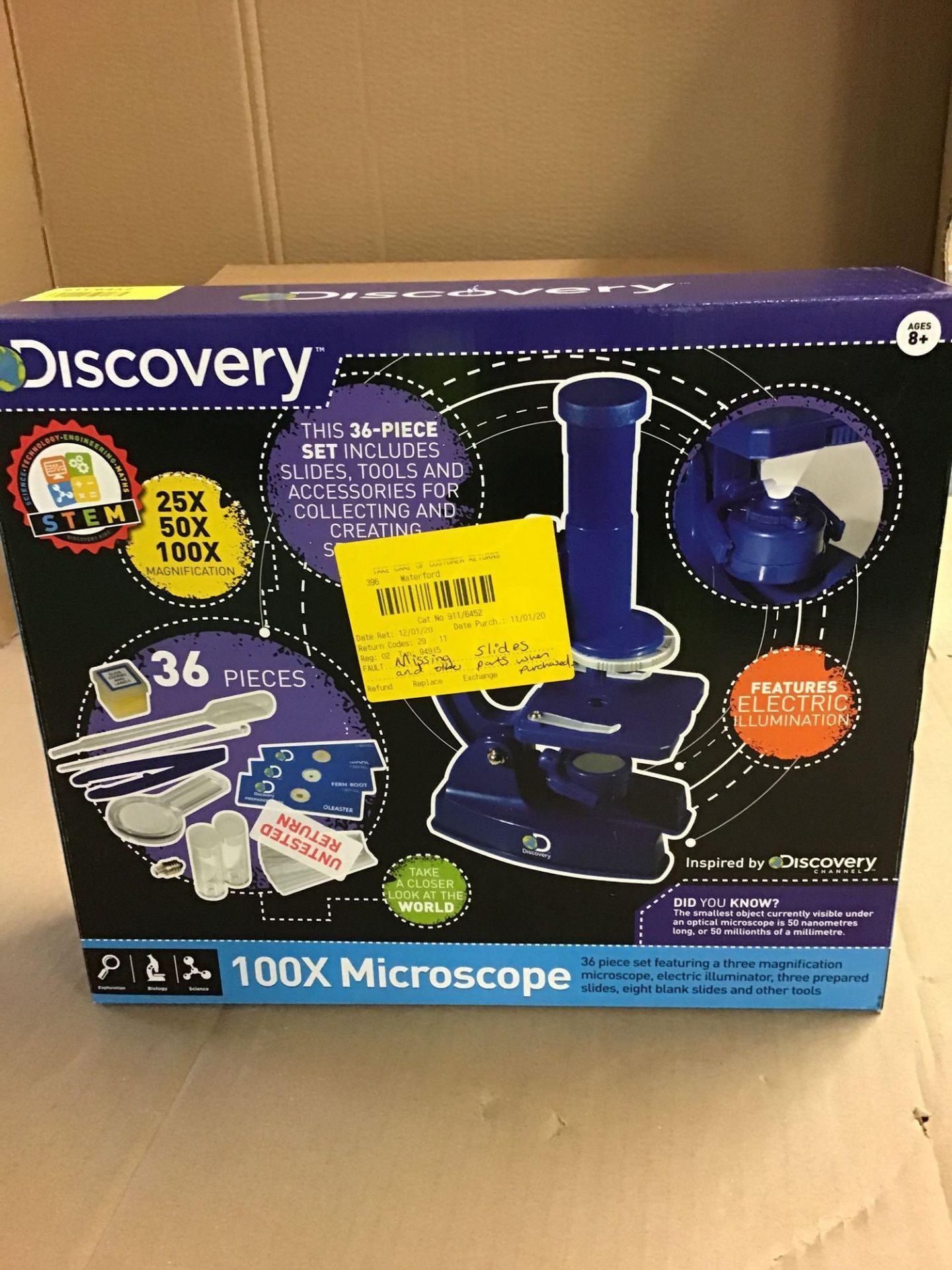 Discovery Adventures Channel Microscope Set (911/6452) - £23.00 RRP - Image 3 of 5