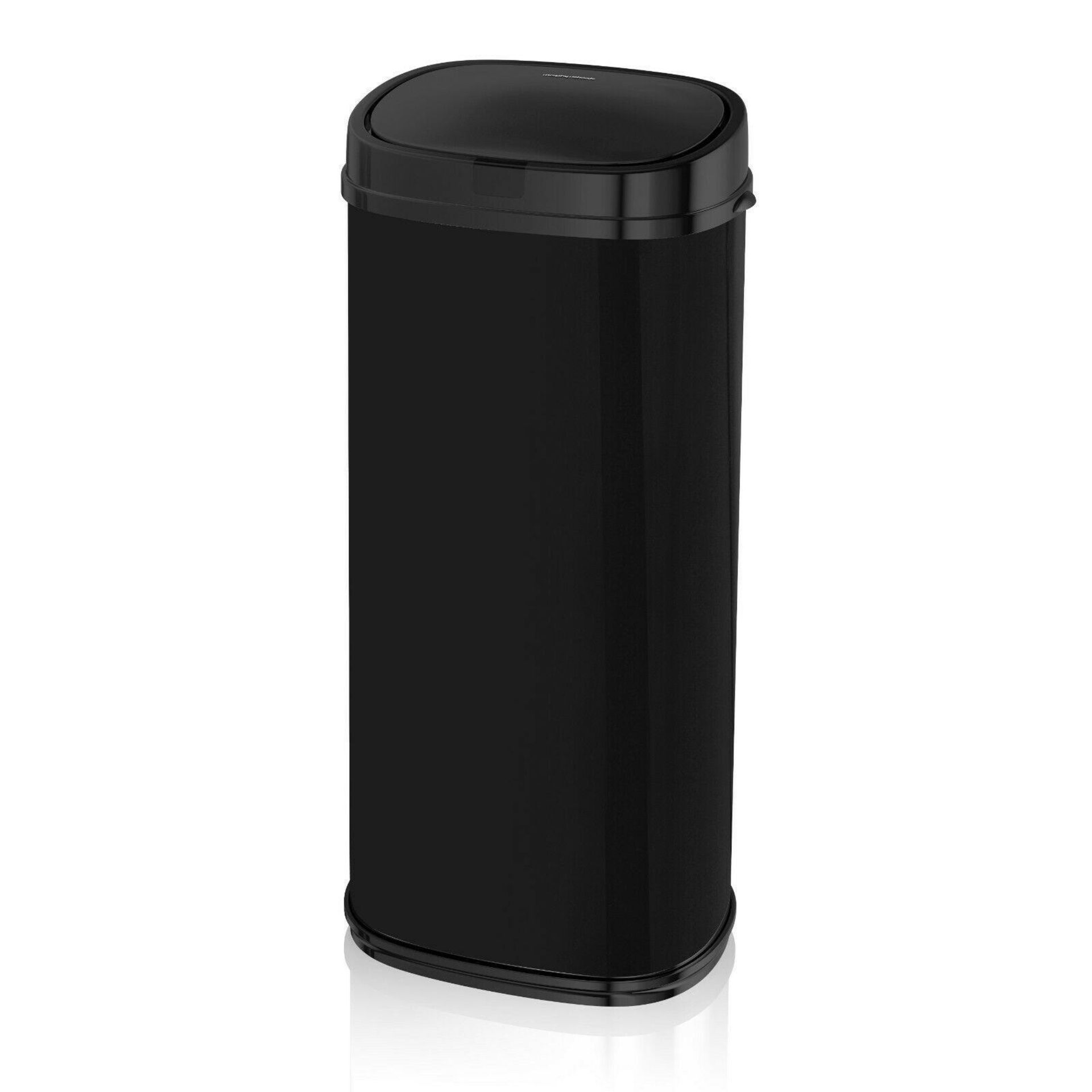 Morphy Richards 970311 50L Square Touch-Free Sensor Bin Black £44.99 RRP