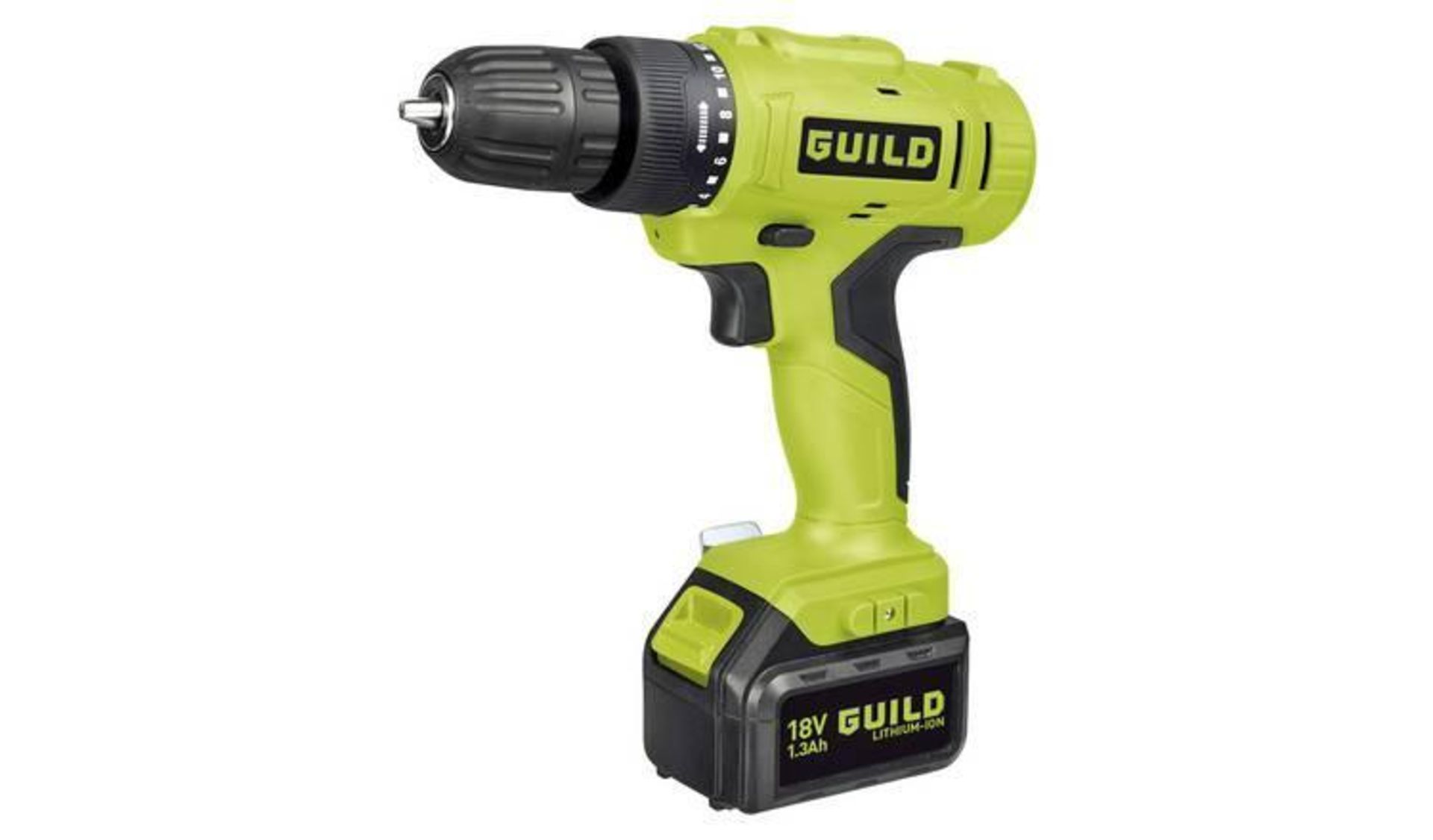 Guild 1.3AH Cordless Drill Driver - 18V 451/9889 £35.00 RRP