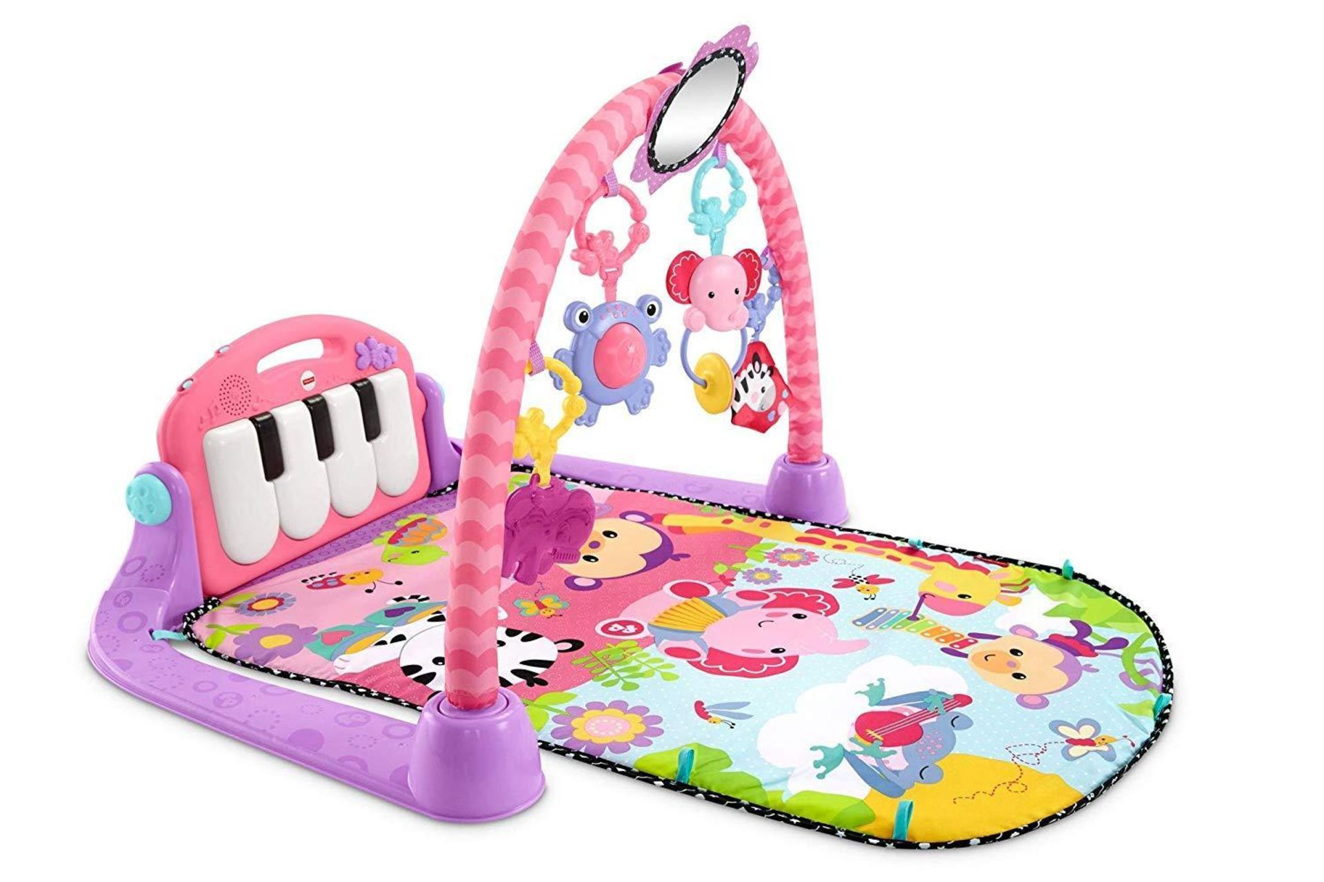 Fisher-Price Kick and Play Piano Gym New-born Baby Play Mat £43.17 RRP