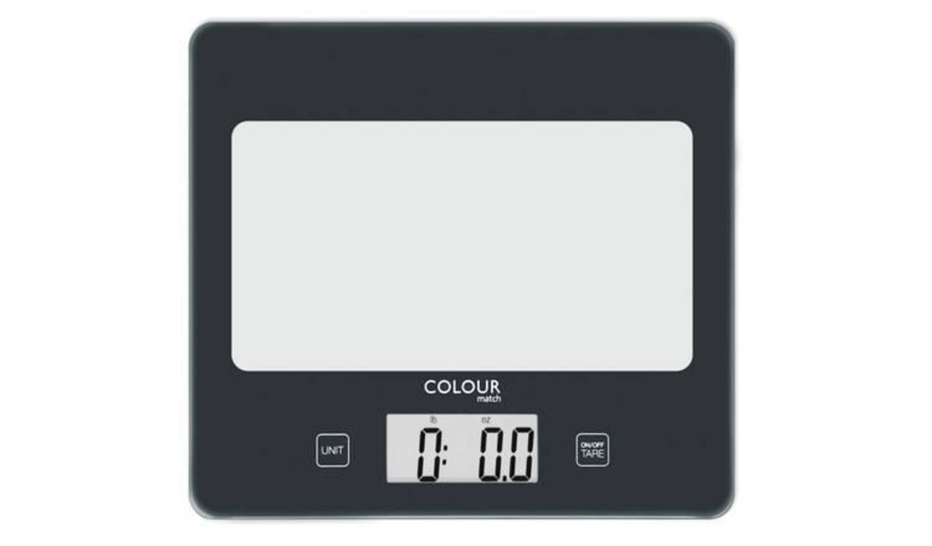 Argos Home Square Digital Kitchen Scale - Jet Black £12.00 RRP