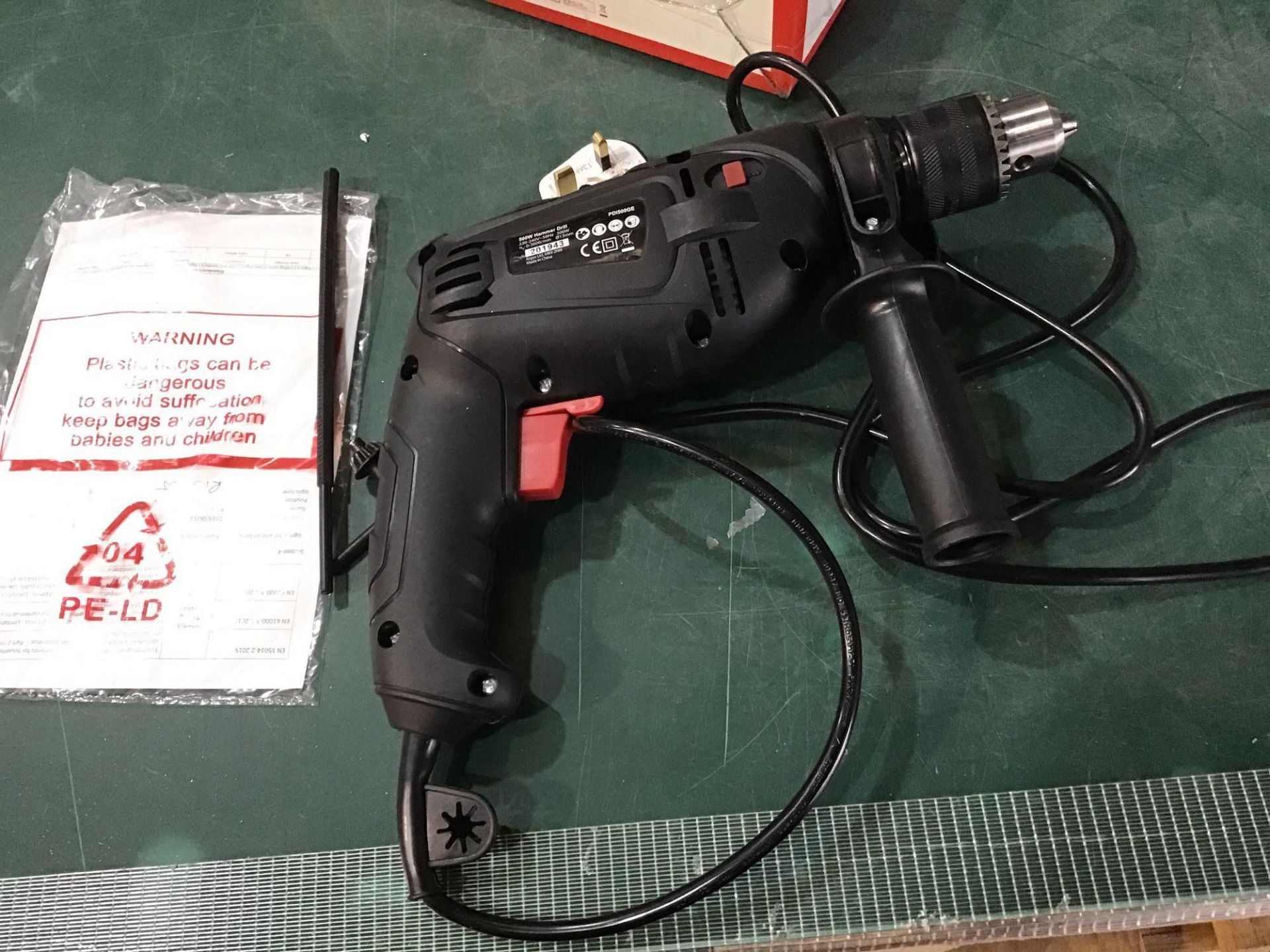 Challenge Corded Hammer Drill - 500W £15.00 RRP - Image 2 of 4